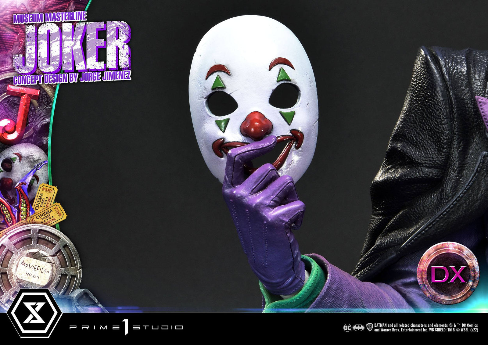 DC Comics Statue 1/3 The Joker Deluxe Bonus Version Concept Design by Jorge Jimenez 53 cm