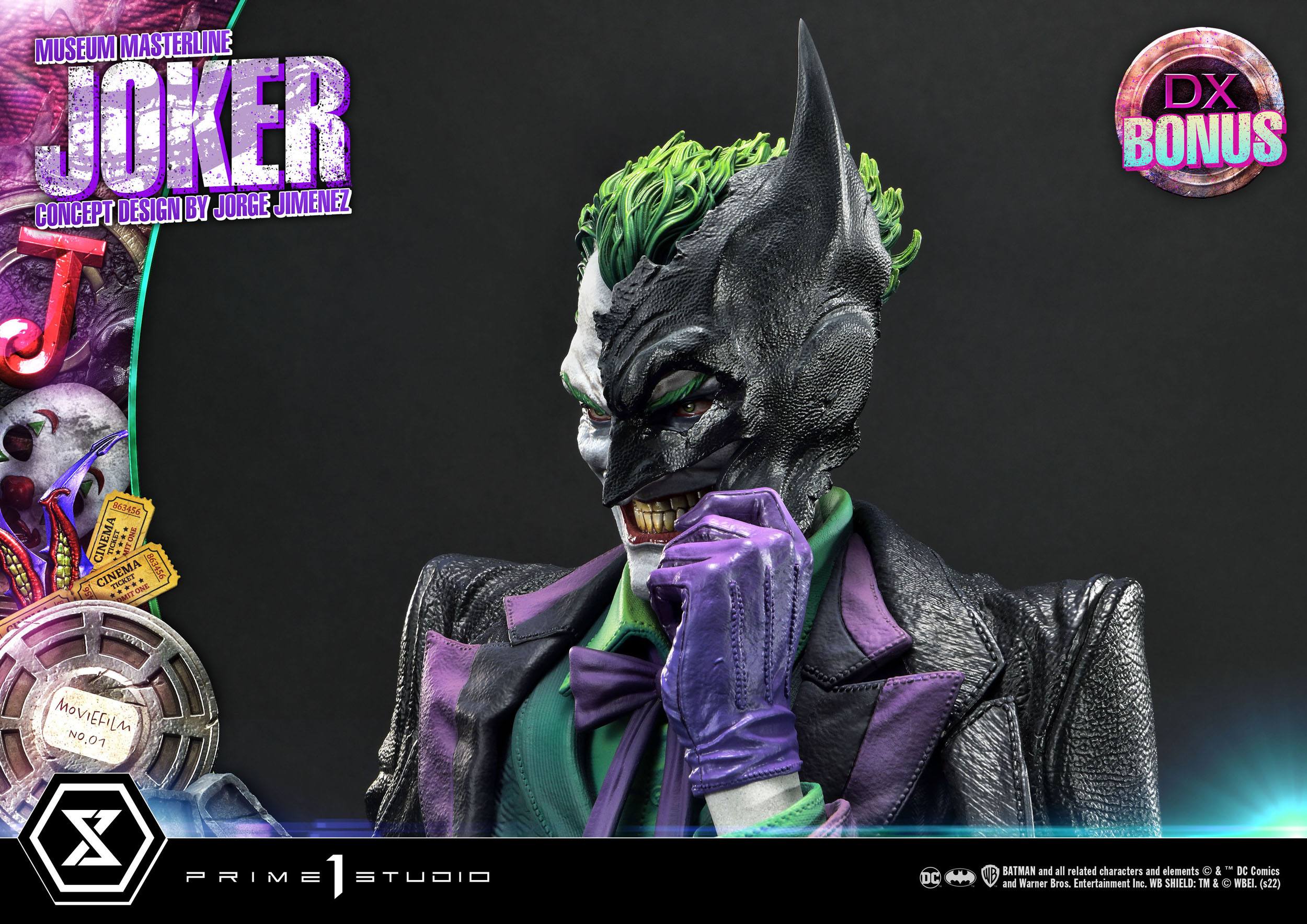 DC Comics Statue 1/3 The Joker Deluxe Bonus Version Concept Design by Jorge Jimenez 53 cm