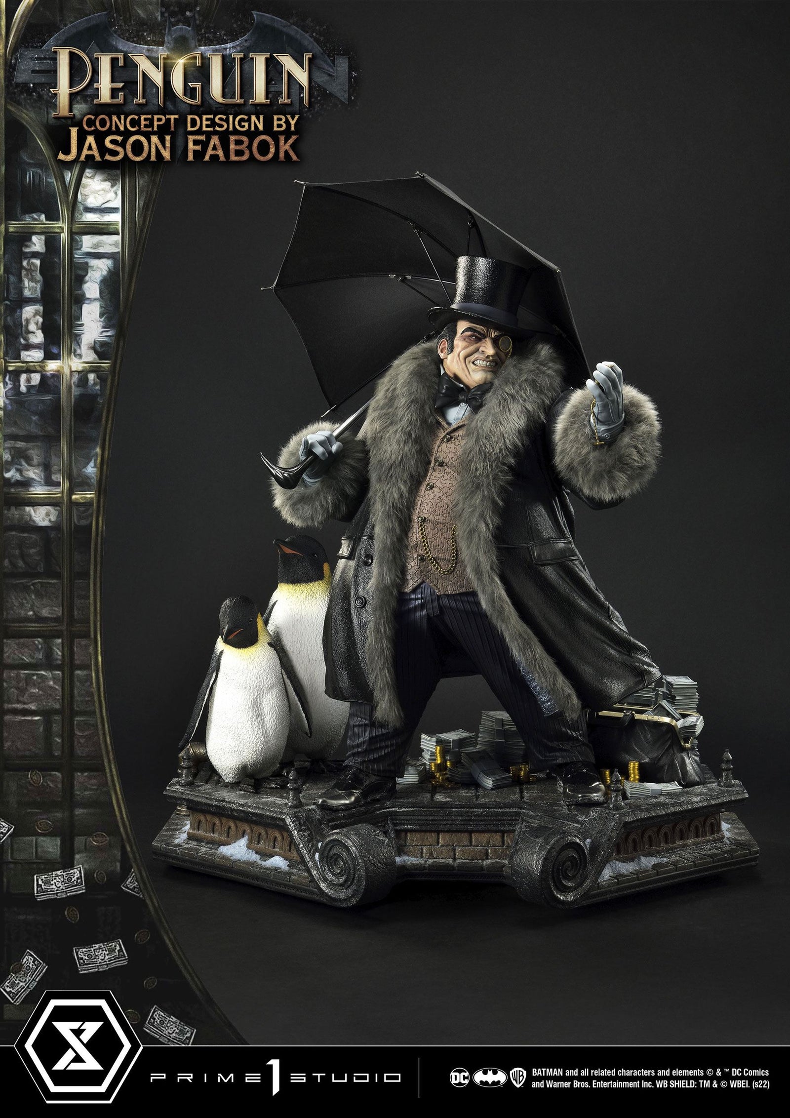 DC Comics Museum Masterline Statue 1/3 Penguin (Concept Design By Jason Fabok) 63 cm