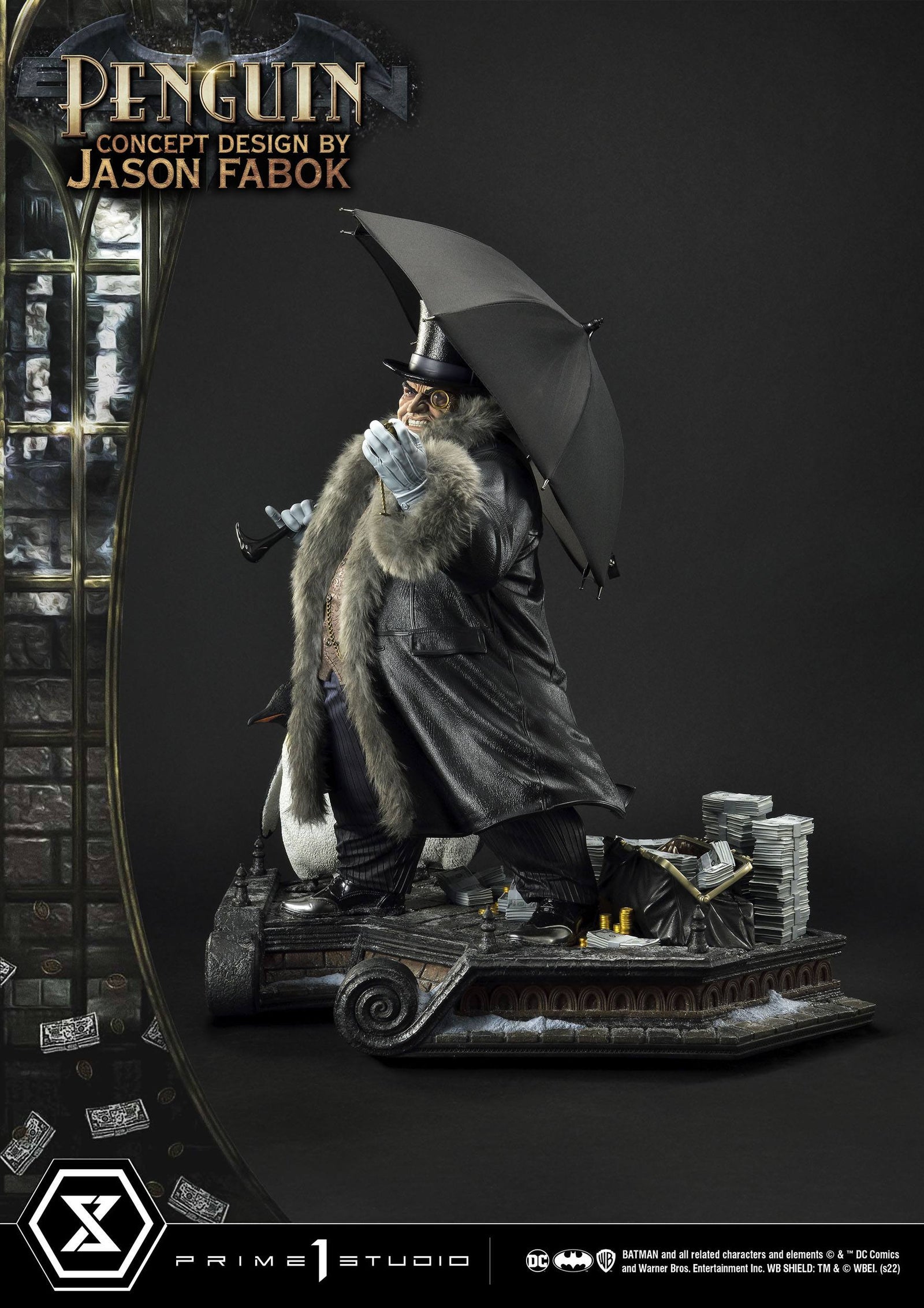 DC Comics Museum Masterline Statue 1/3 Penguin (Concept Design By Jason Fabok) 63 cm