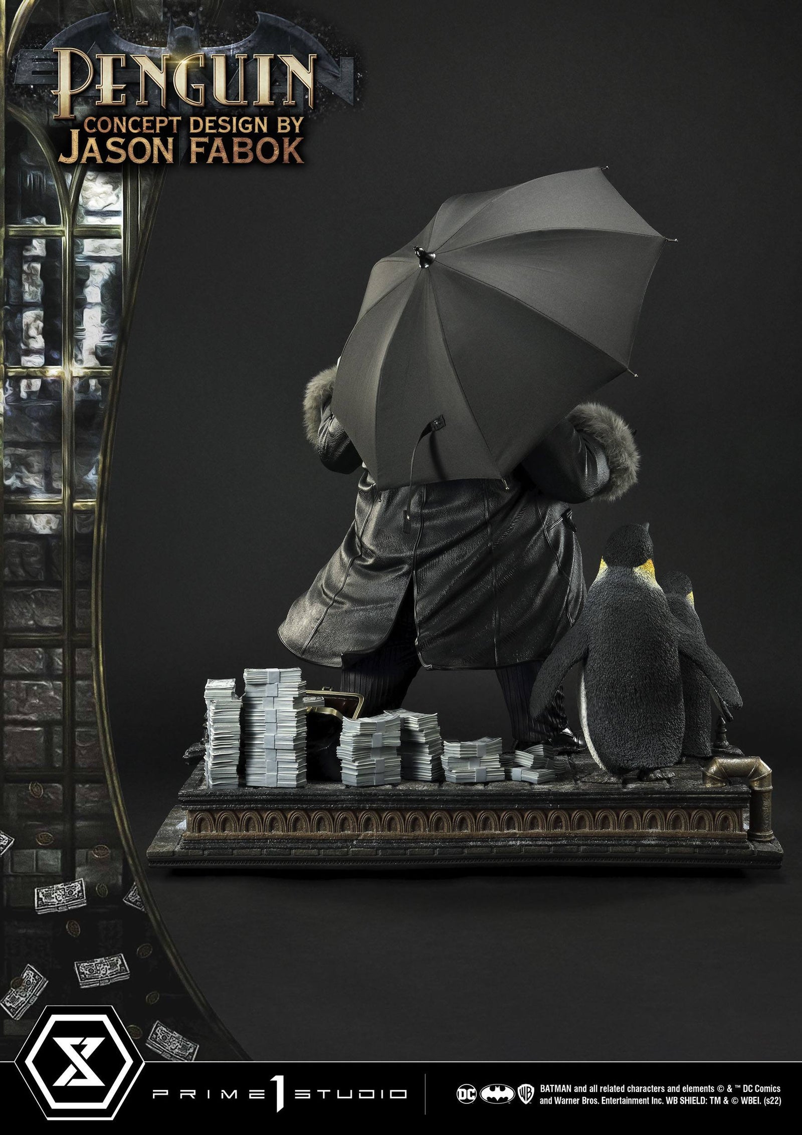 DC Comics Museum Masterline Statue 1/3 Penguin (Concept Design By Jason Fabok) 63 cm