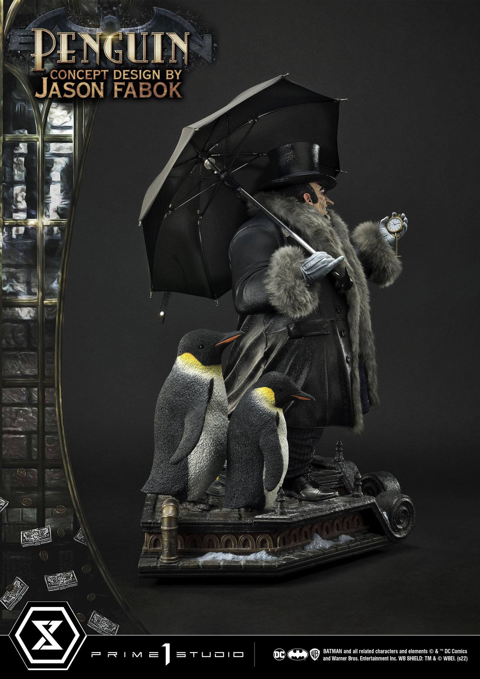 DC Comics Museum Masterline Statue 1/3 Penguin (Concept Design By Jason Fabok) 63 cm