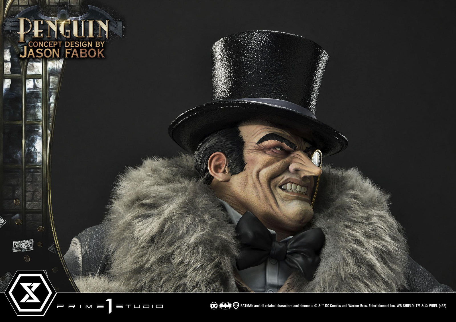 DC Comics Museum Masterline Statue 1/3 Penguin (Concept Design By Jason Fabok) 63 cm