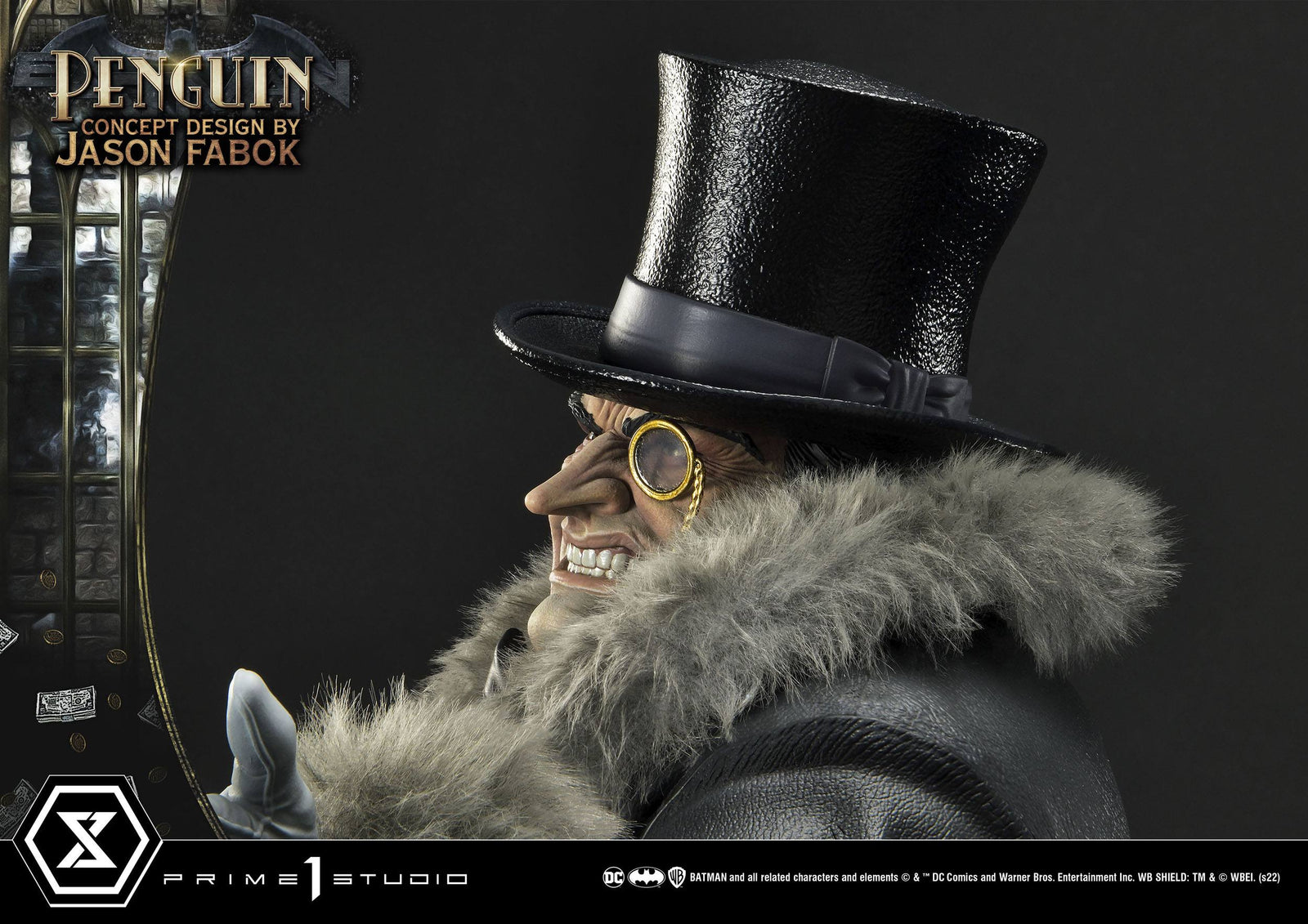 DC Comics Museum Masterline Statue 1/3 Penguin (Concept Design By Jason Fabok) 63 cm