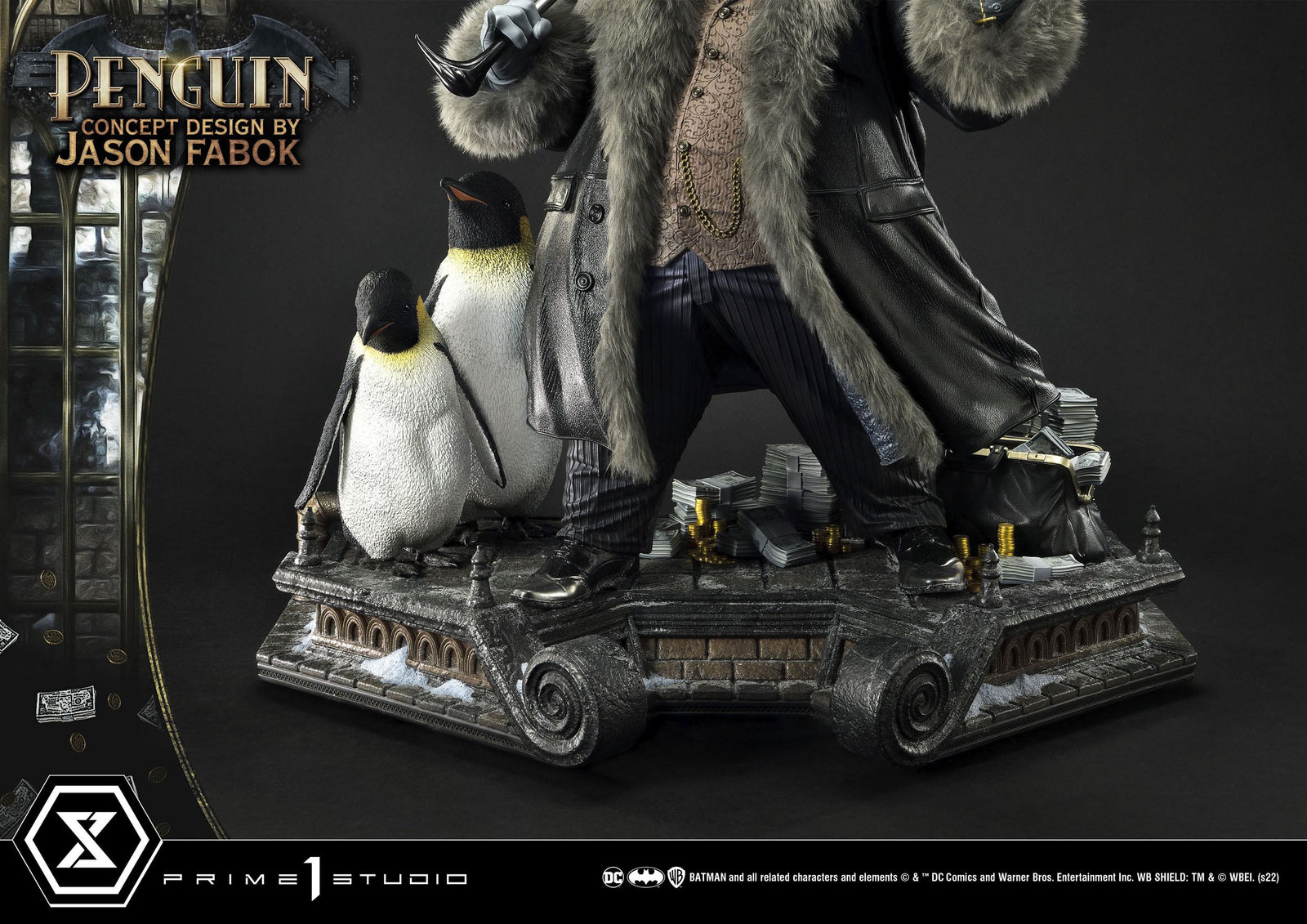DC Comics Museum Masterline Statue 1/3 Penguin (Concept Design By Jason Fabok) 63 cm