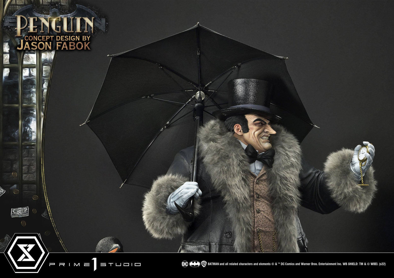 DC Comics Museum Masterline Statue 1/3 Penguin (Concept Design By Jason Fabok) 63 cm