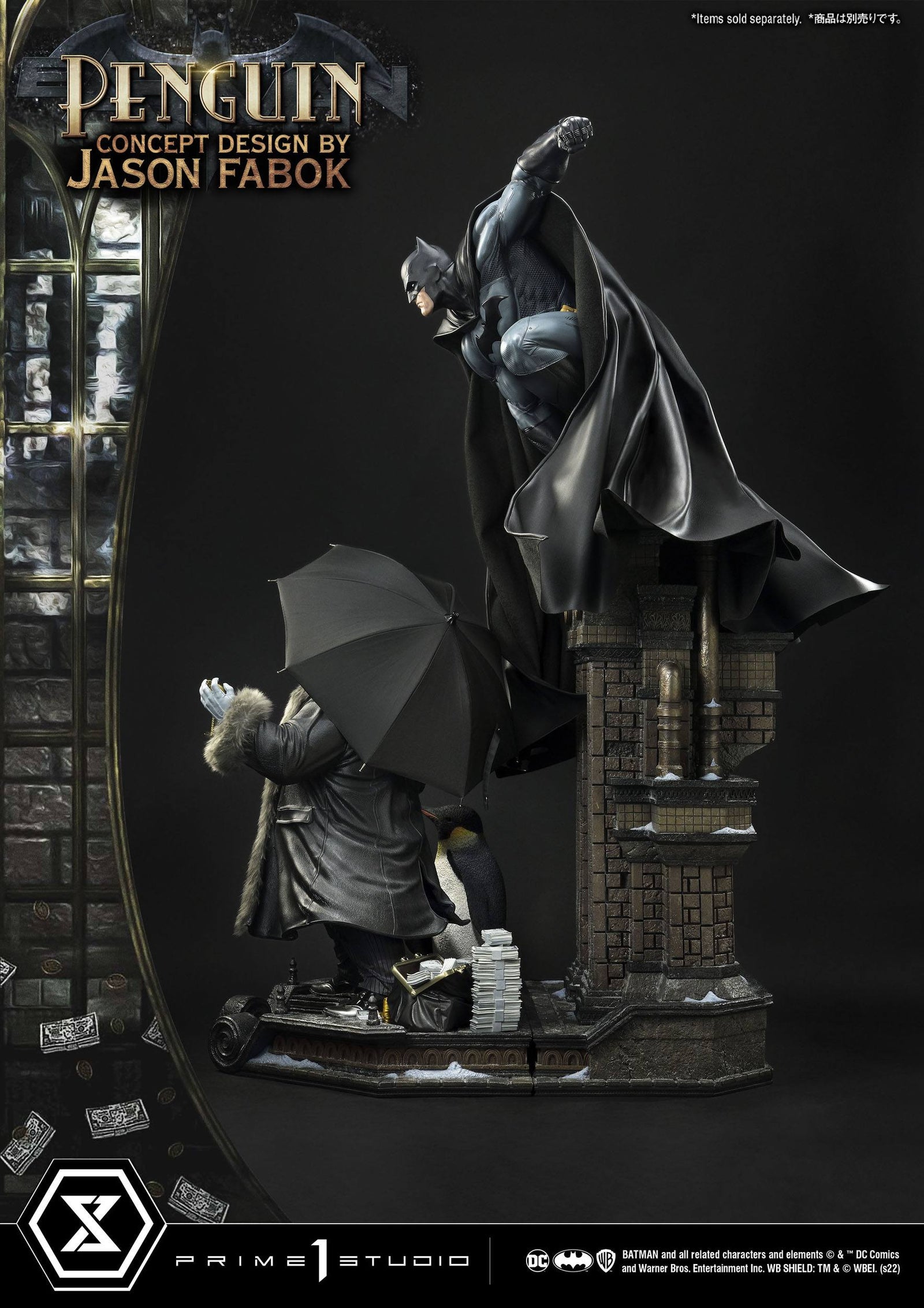 DC Comics Museum Masterline Statue 1/3 Penguin (Concept Design By Jason Fabok) 63 cm