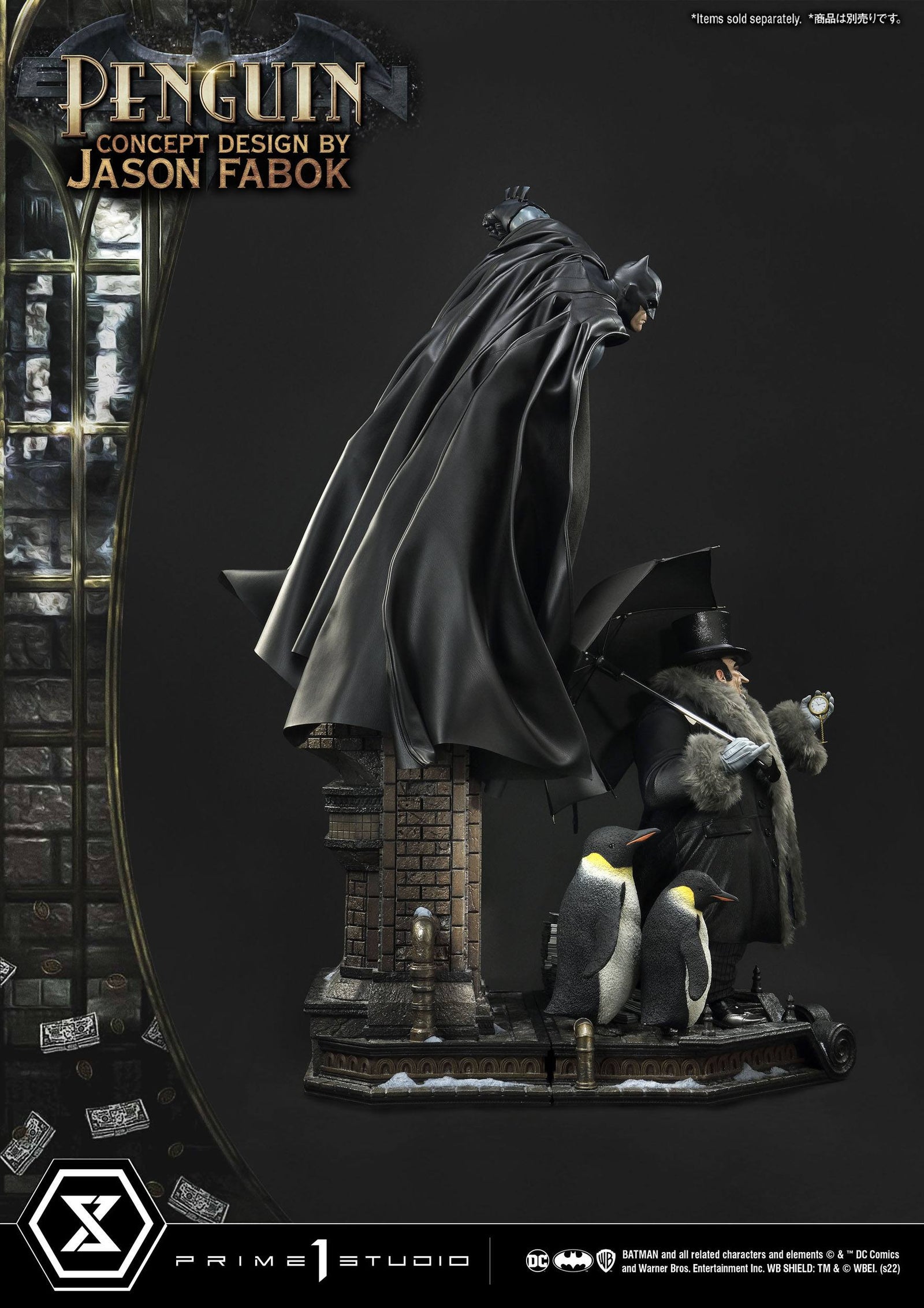 DC Comics Museum Masterline Statue 1/3 Penguin (Concept Design By Jason Fabok) 63 cm