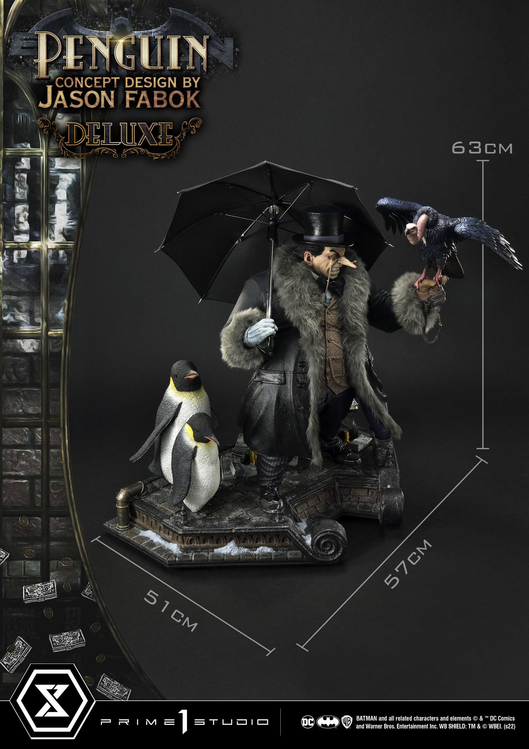 DC Comics Museum Masterline Statue 1/3 Penguin (Concept Design By Jason Fabok) Deluxe Bonus Version 63 cm