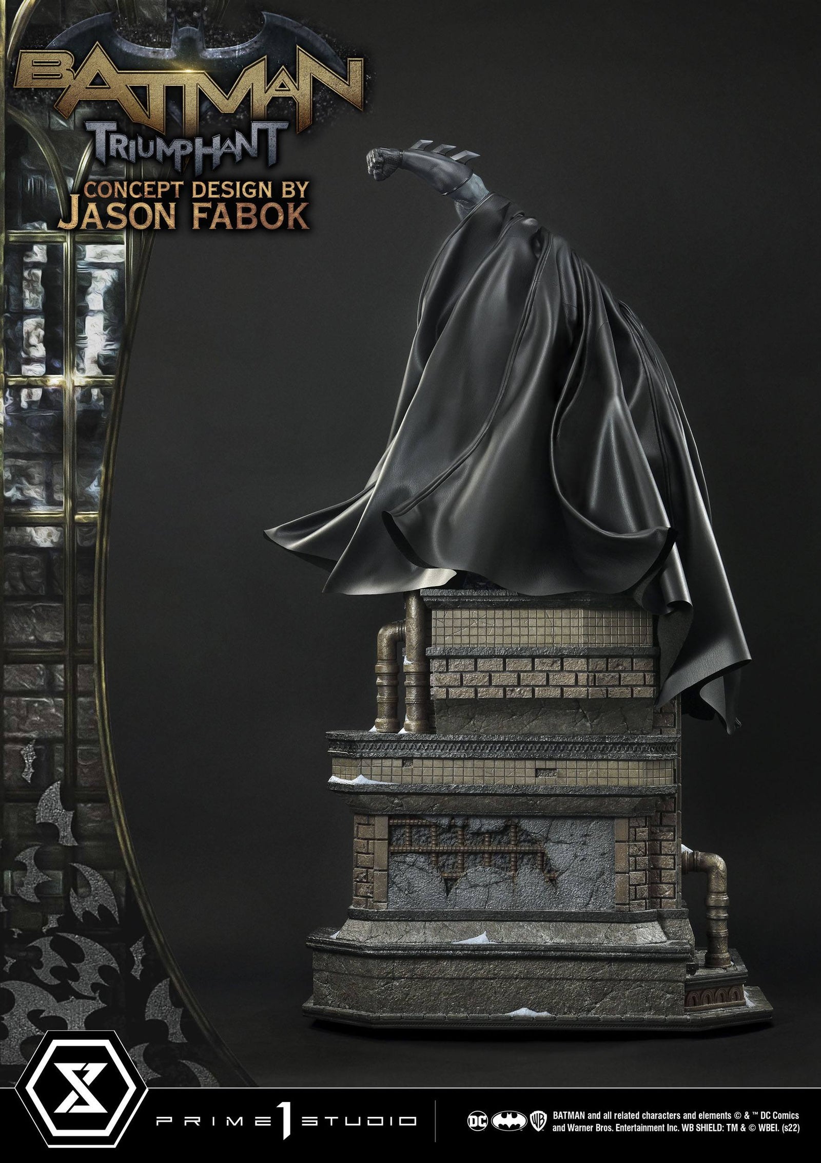 DC Comics Museum Masterline Statue 1/3 Batman Triumphant (Concept Design By Jason Fabok) Bonus Version 119 cm