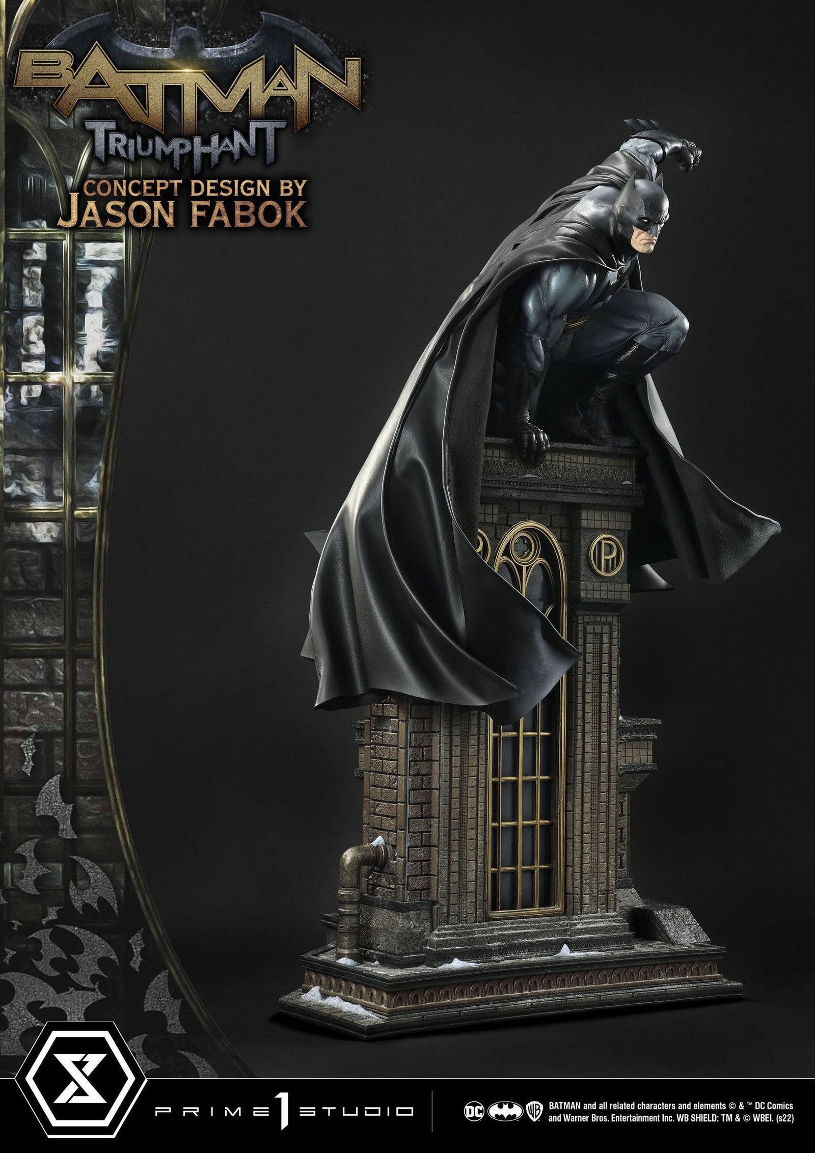 DC Comics Museum Masterline Statue 1/3 Batman Triumphant (Concept Design By Jason Fabok) Bonus Version 119 cm