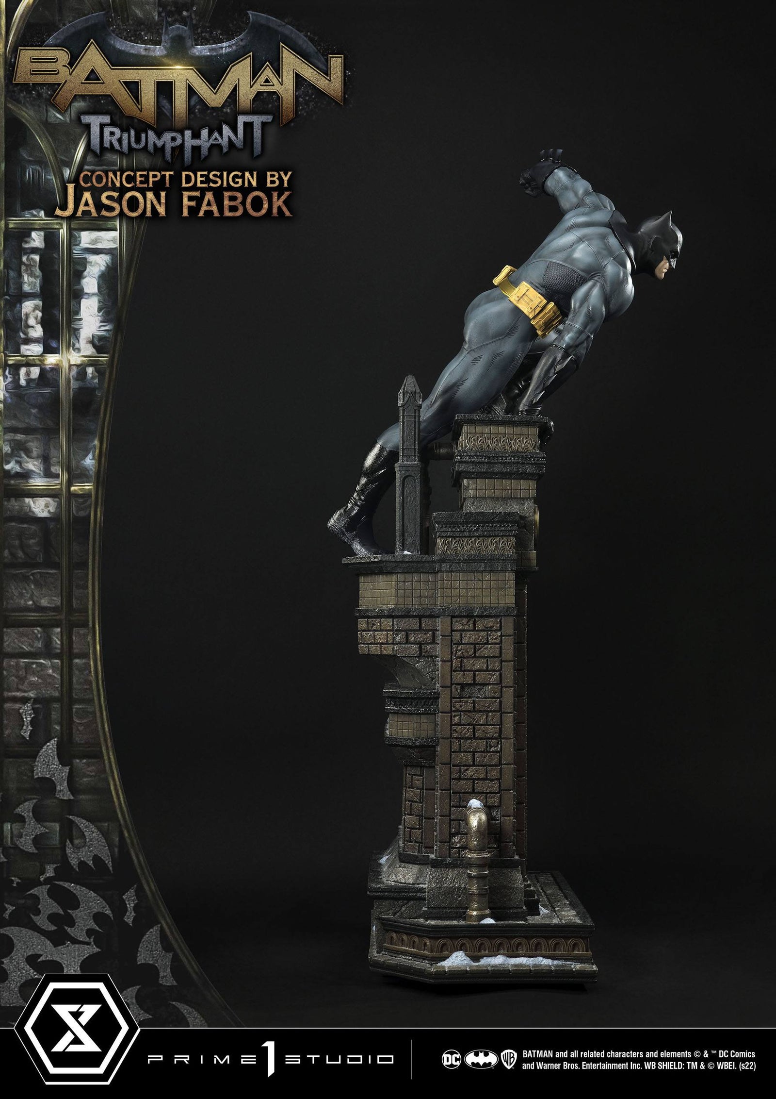 DC Comics Museum Masterline Statue 1/3 Batman Triumphant (Concept Design By Jason Fabok) Bonus Version 119 cm