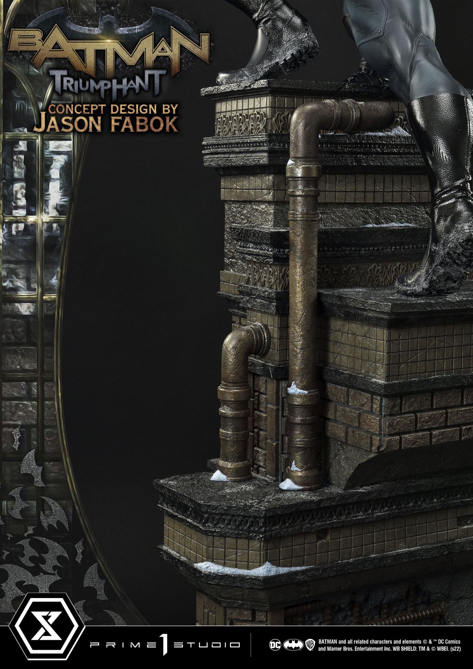 DC Comics Museum Masterline Statue 1/3 Batman Triumphant (Concept Design By Jason Fabok) Bonus Version 119 cm