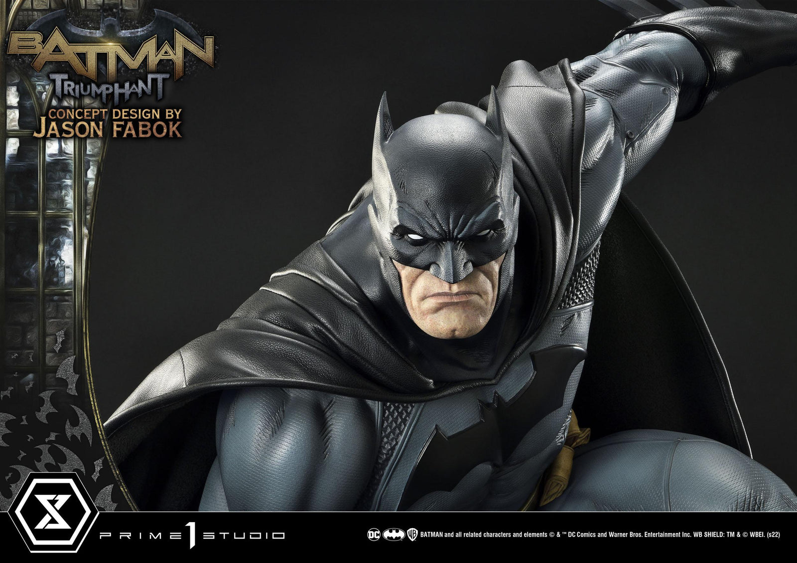 DC Comics Museum Masterline Statue 1/3 Batman Triumphant (Concept Design By Jason Fabok) Bonus Version 119 cm