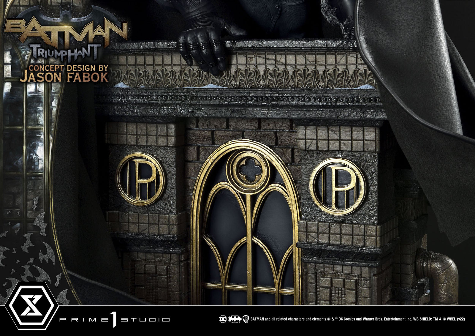 DC Comics Museum Masterline Statue 1/3 Batman Triumphant (Concept Design By Jason Fabok) Bonus Version 119 cm