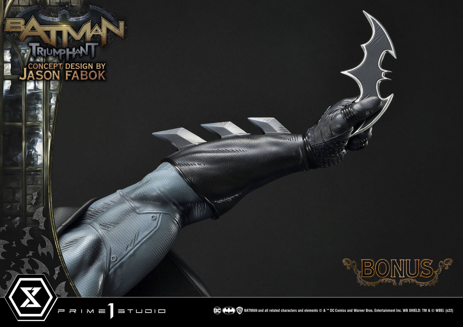 DC Comics Museum Masterline Statue 1/3 Batman Triumphant (Concept Design By Jason Fabok) Bonus Version 119 cm