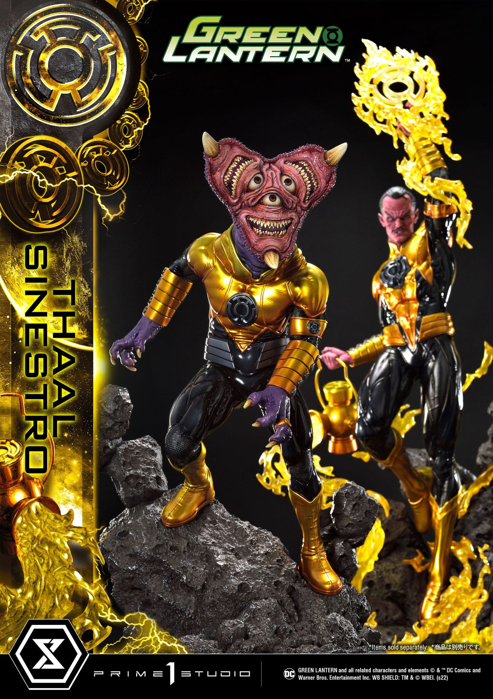 DC Comics Statue 1/3 Thaal Sinestro 111 cm