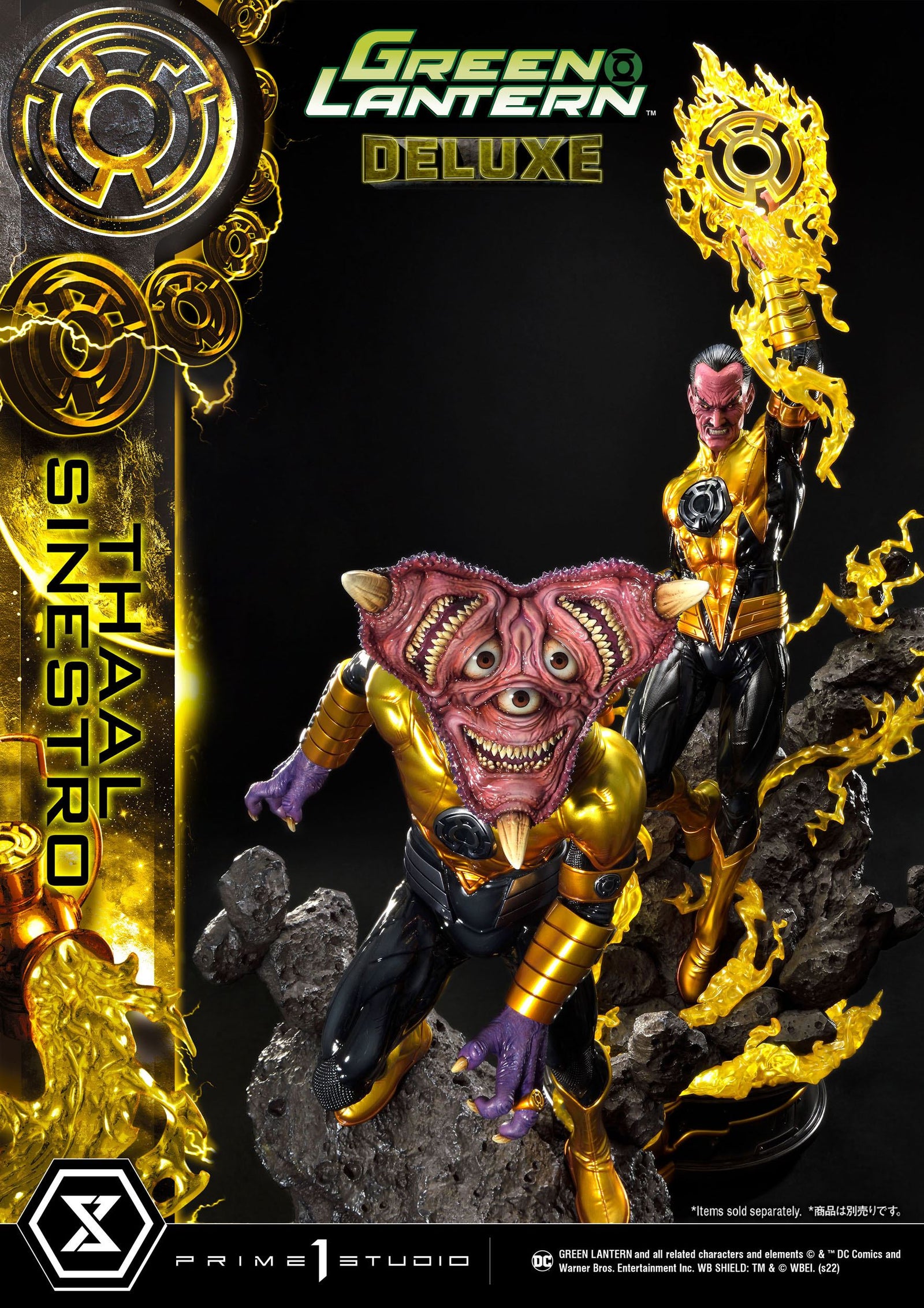DC Comics Statue 1/3 Thaal Sinestro Deluxe Version 111 cm