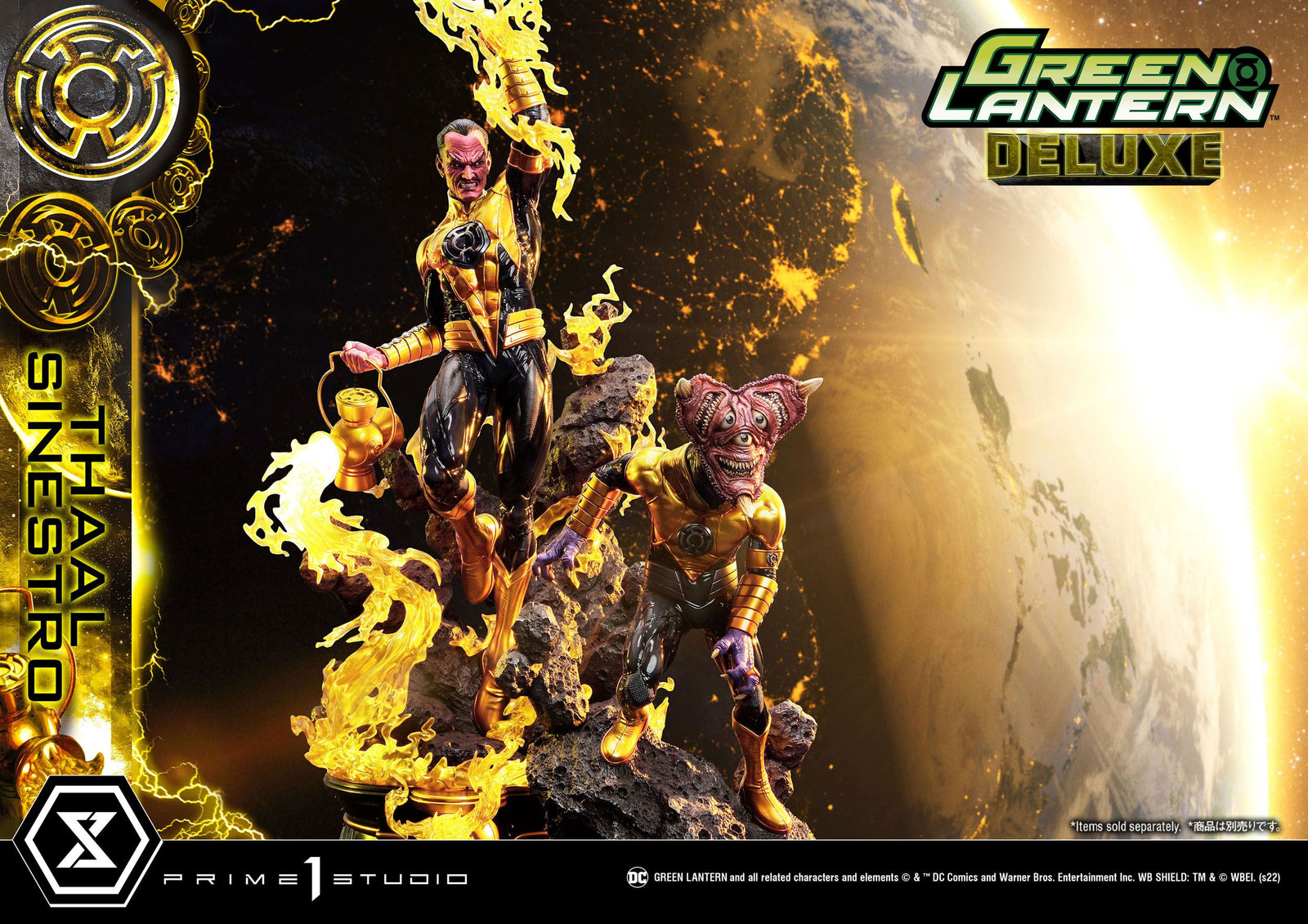 DC Comics Statue 1/3 Thaal Sinestro Deluxe Version 111 cm