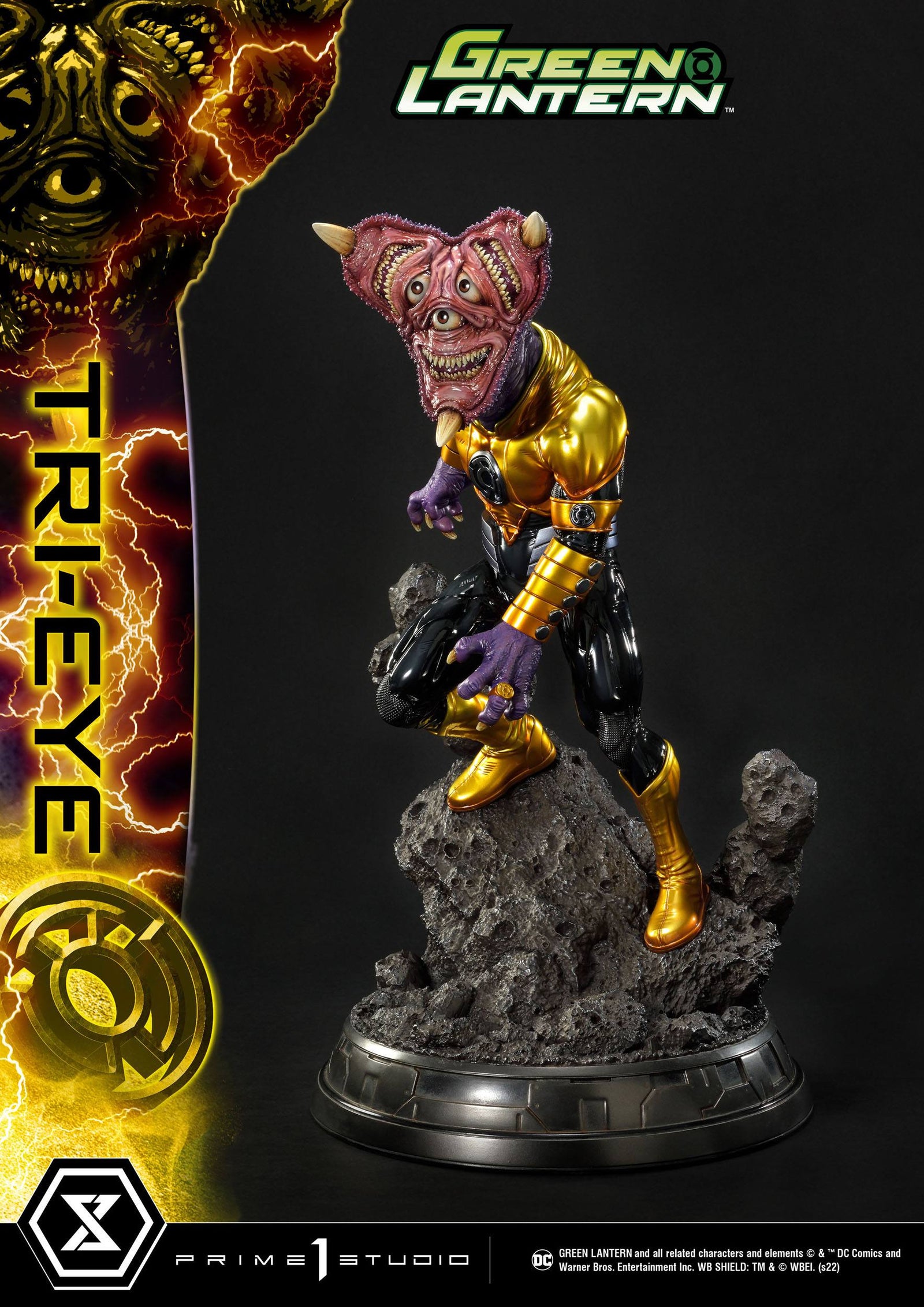 DC Comics Statue 1/3 Sinestro Corps Tri-Eye 54 cm