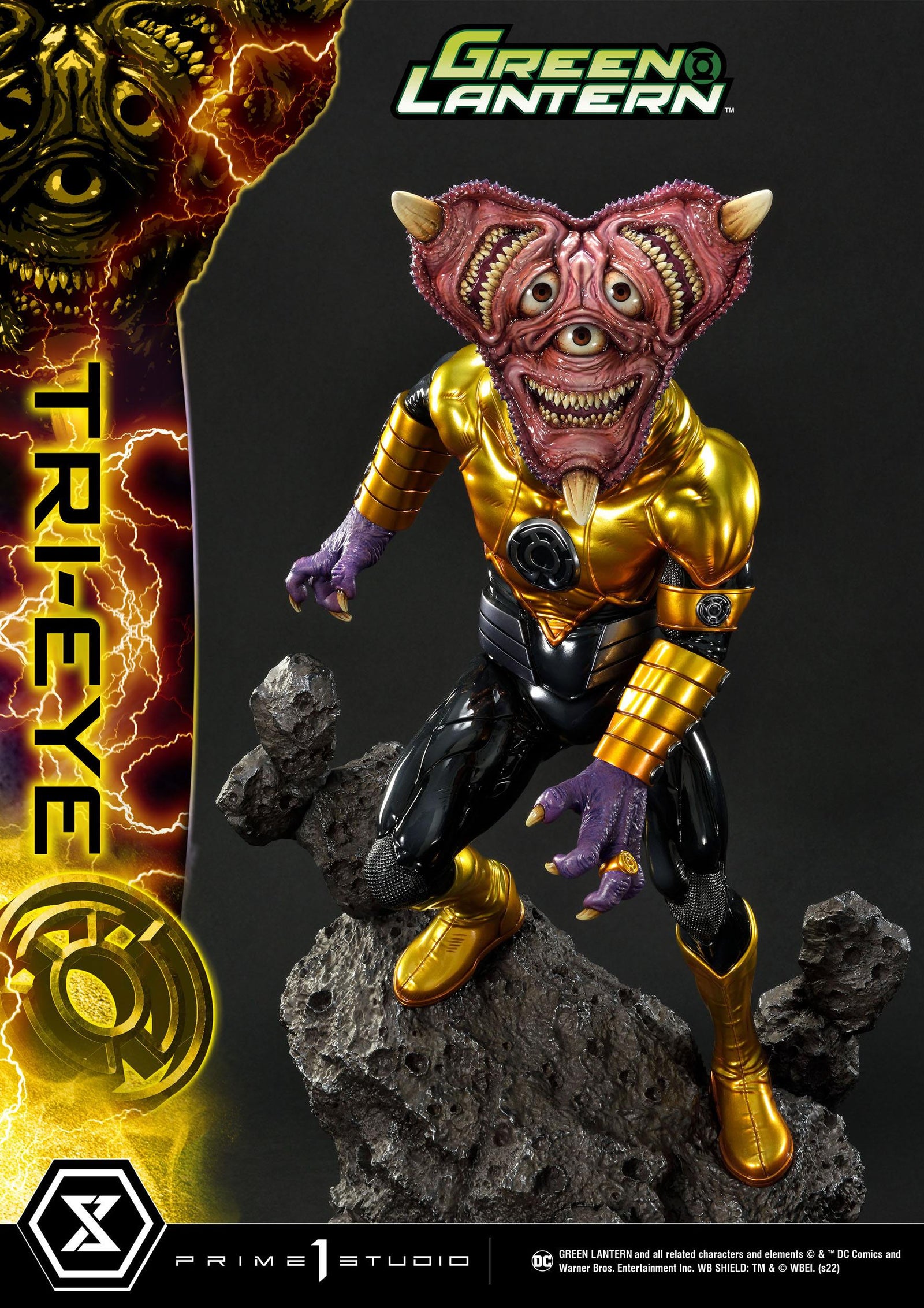 DC Comics Statue 1/3 Sinestro Corps Tri-Eye 54 cm