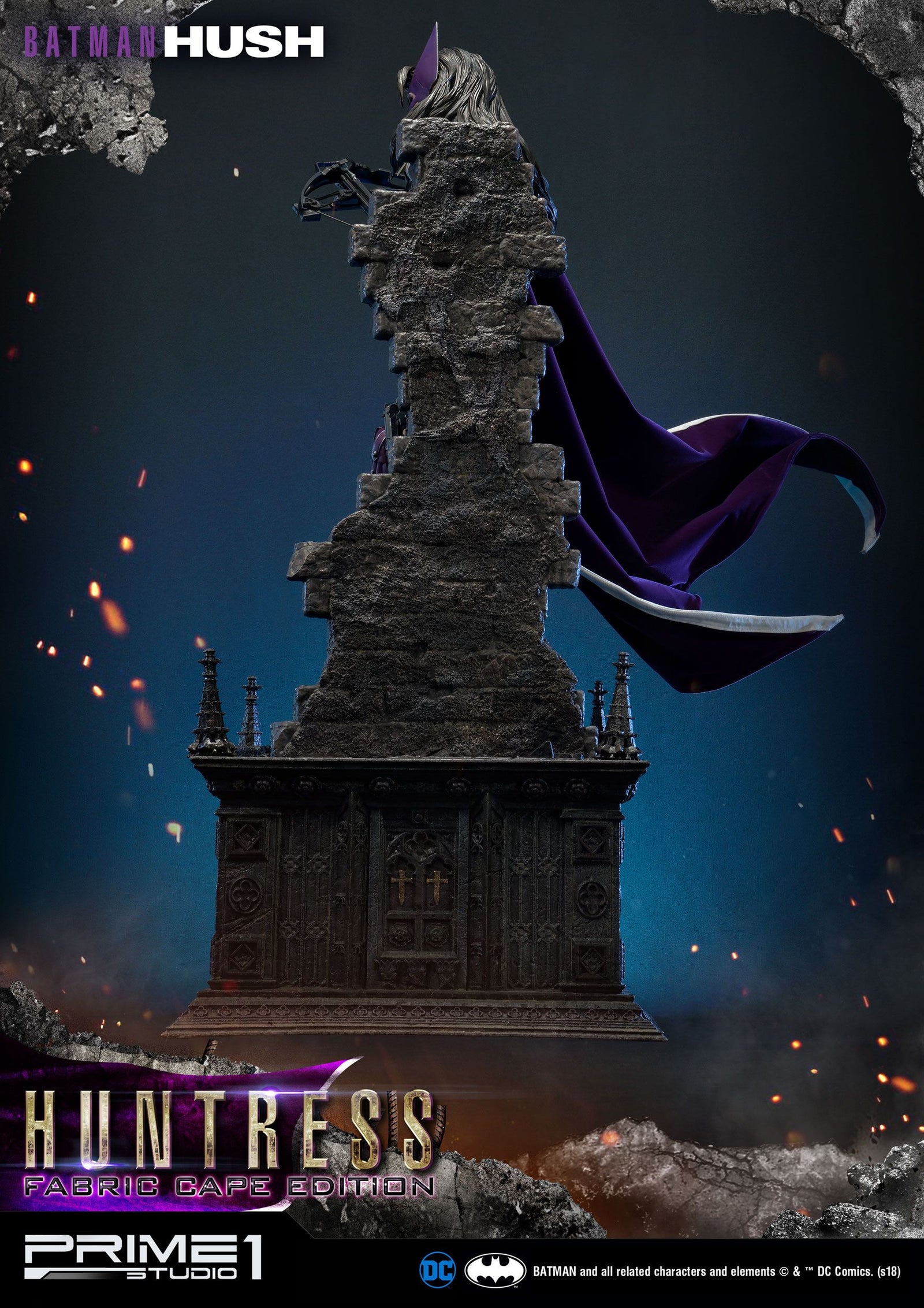 Batman Hush Statue 1/3 Huntress Fabric Cape Edition 82 cm
