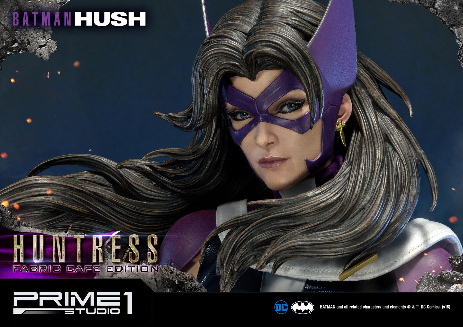 Batman Hush Statue 1/3 Huntress Fabric Cape Edition 82 cm
