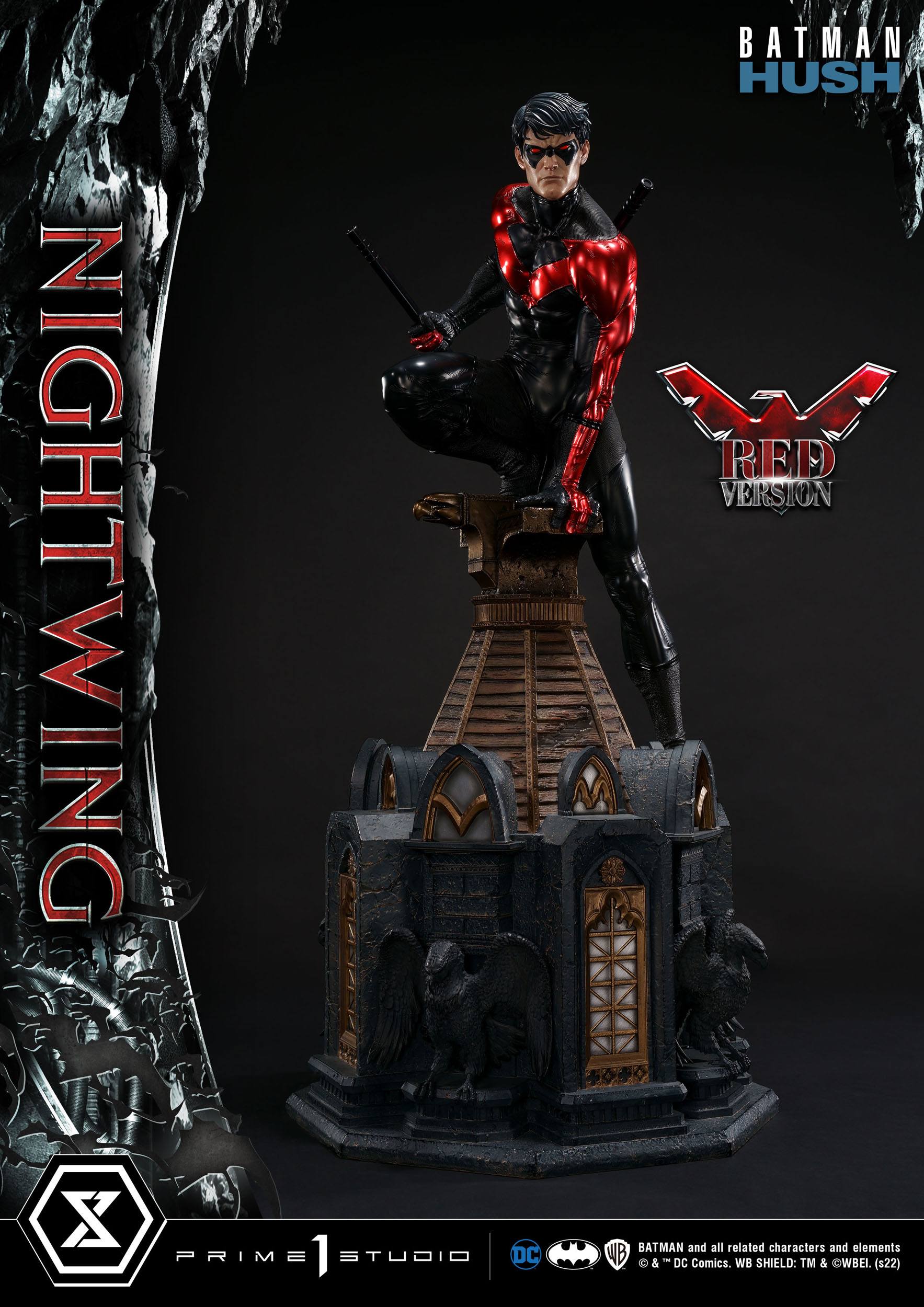 Batman Hush Statue Nightwing Red Version 87 cm