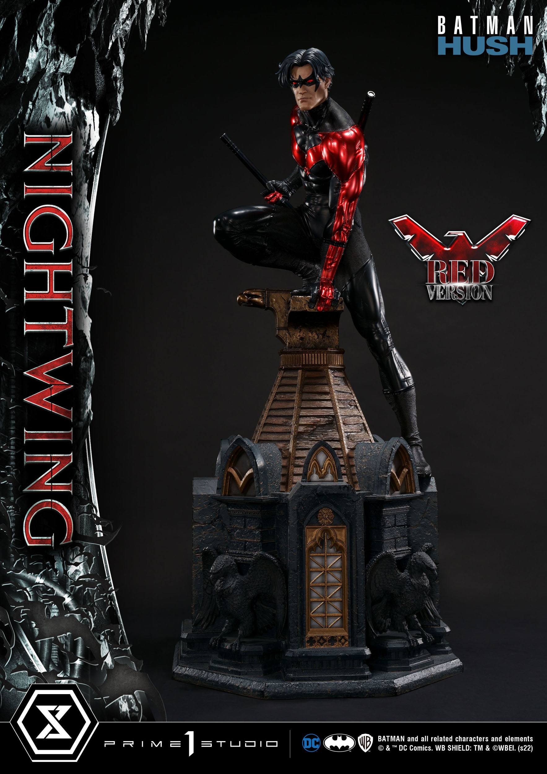 Batman Hush Statue Nightwing Red Version 87 cm