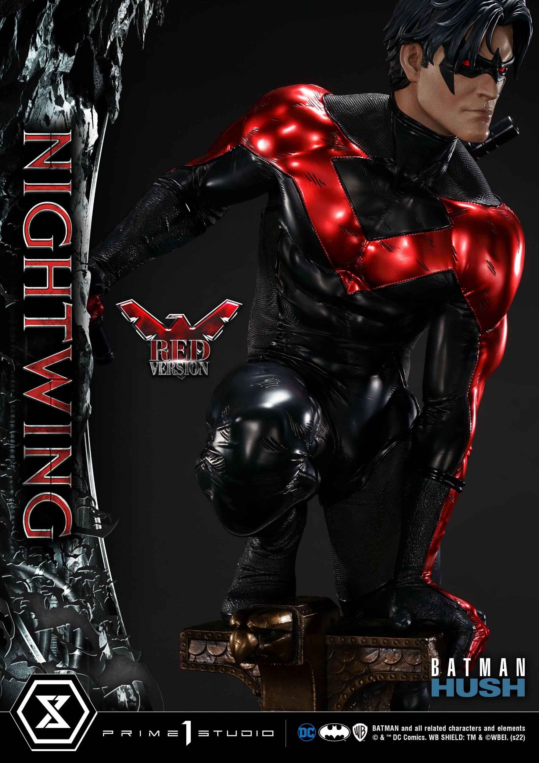 Batman Hush Statue Nightwing Red Version 87 cm