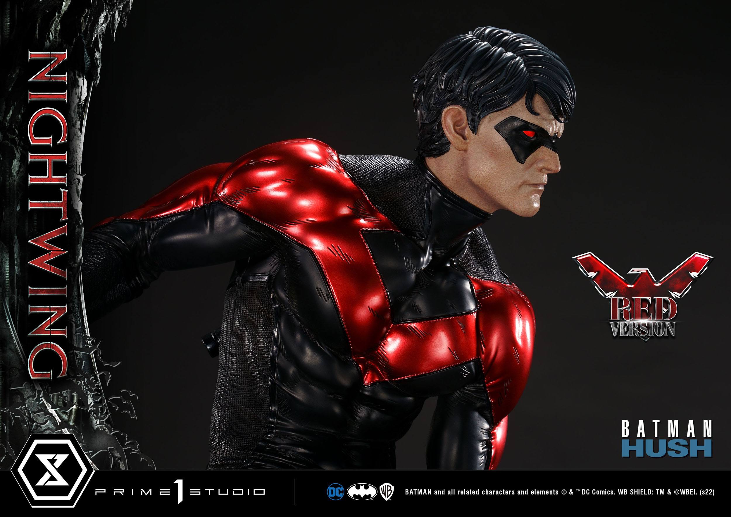 Batman Hush Statue Nightwing Red Version 87 cm