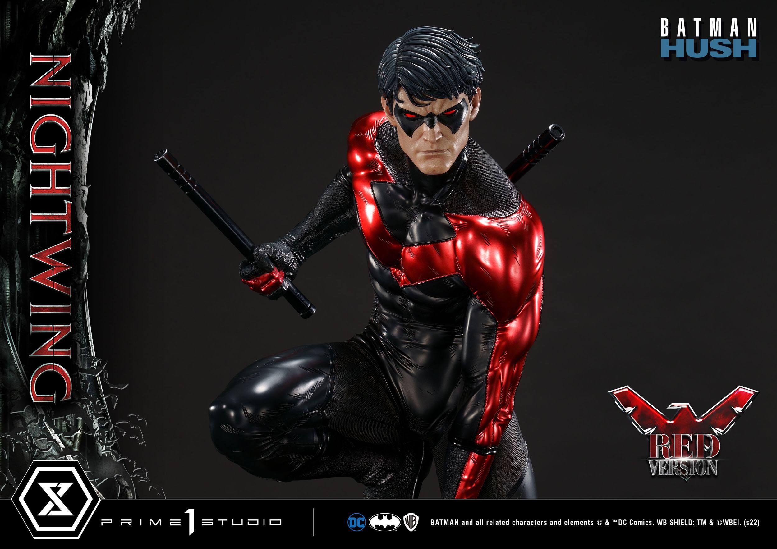 Batman Hush Statue Nightwing Red Version 87 cm