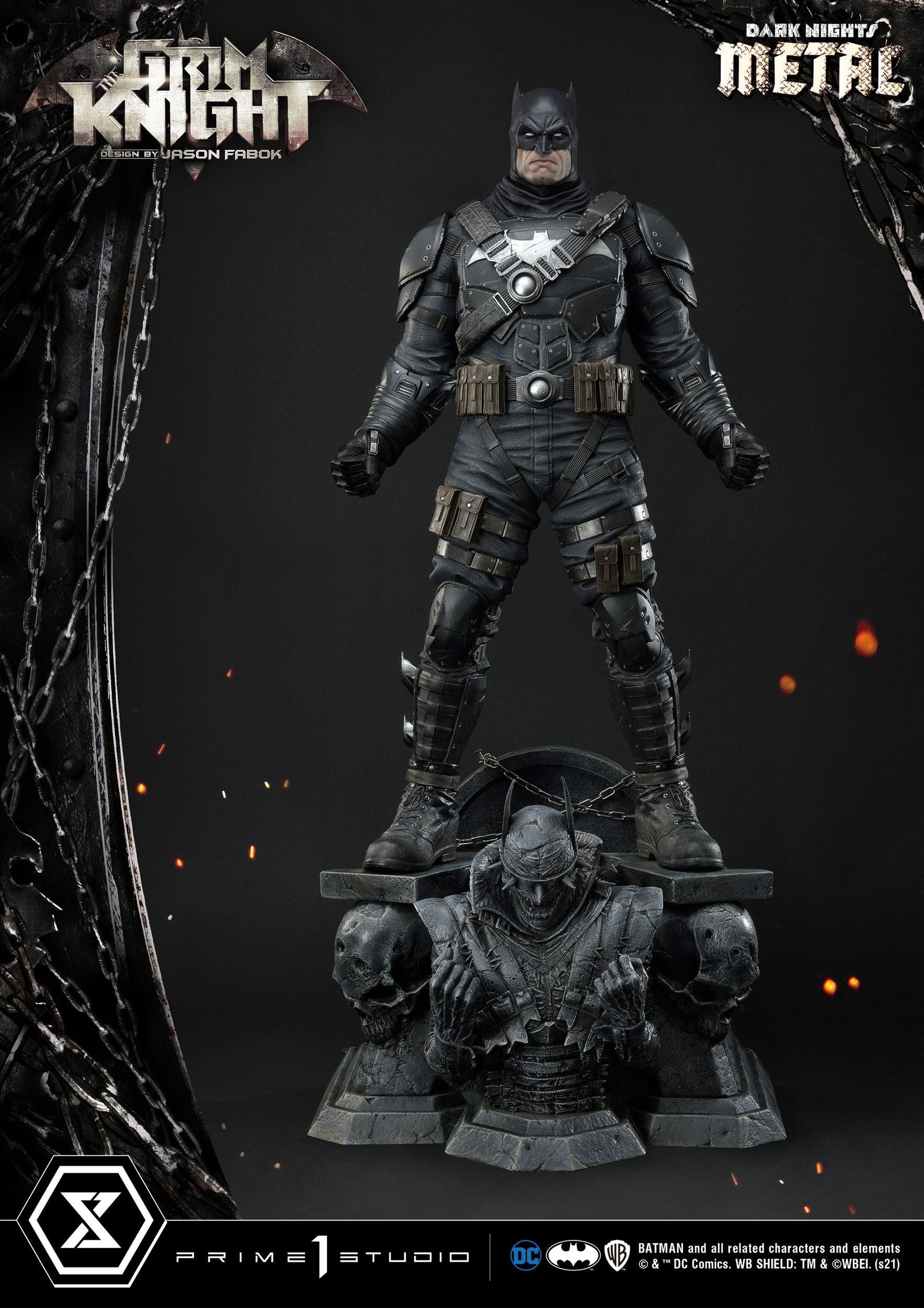 Dark Nights: Metal Statue The Grim Knight by Jason Fabok 82 cm