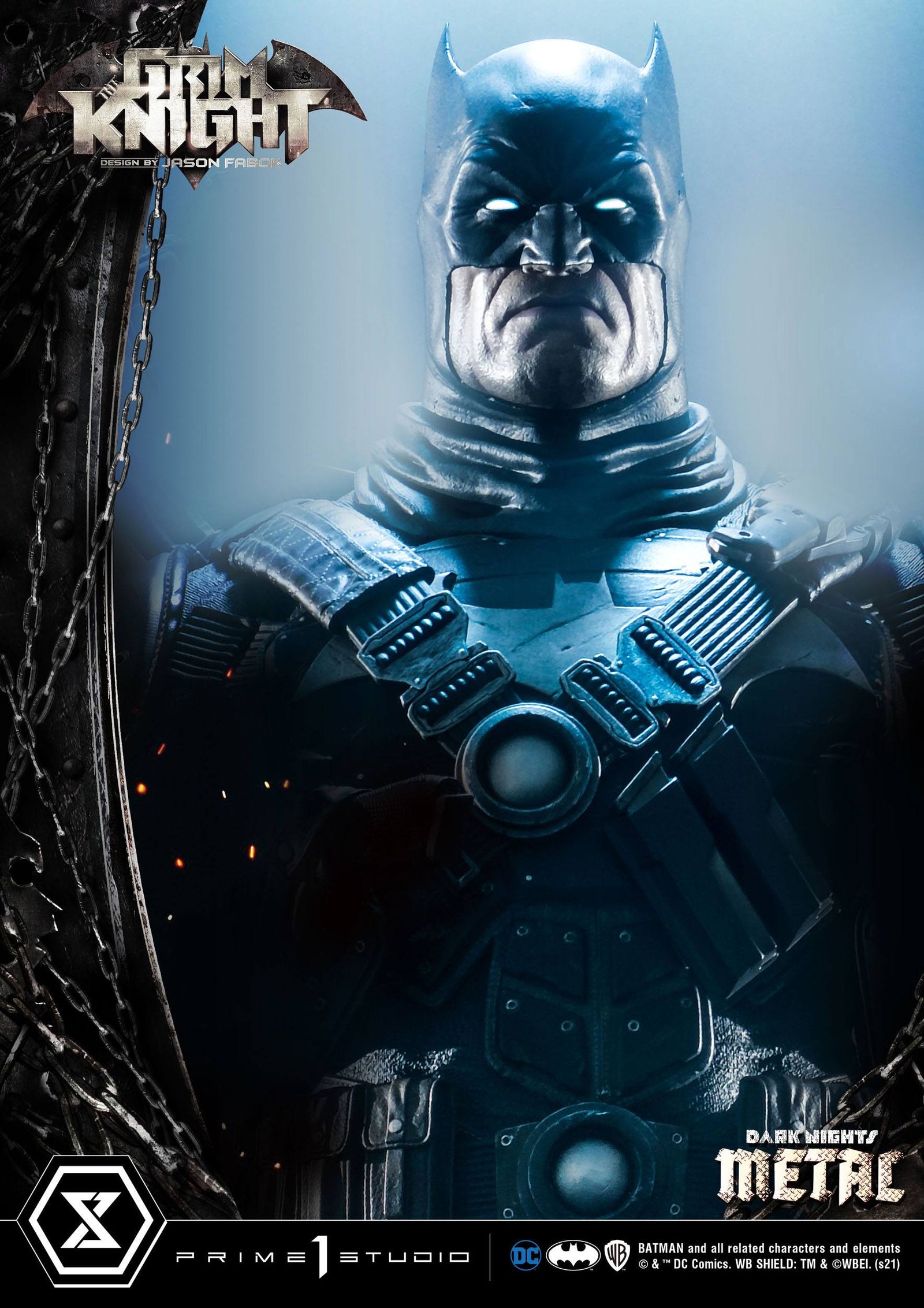 Dark Nights: Metal Statue The Grim Knight by Jason Fabok 82 cm
