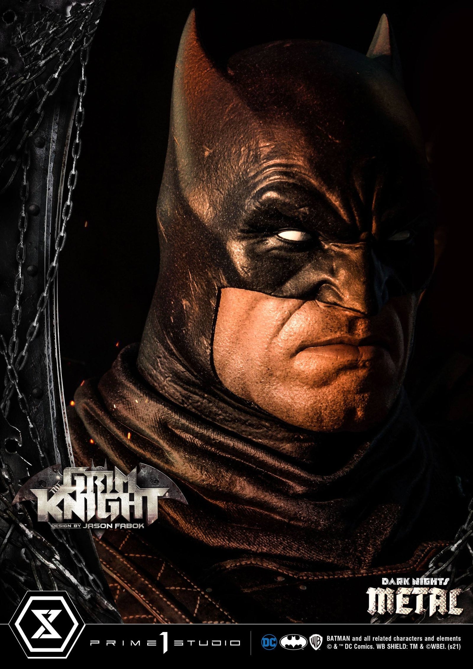Dark Nights: Metal Statue The Grim Knight by Jason Fabok 82 cm