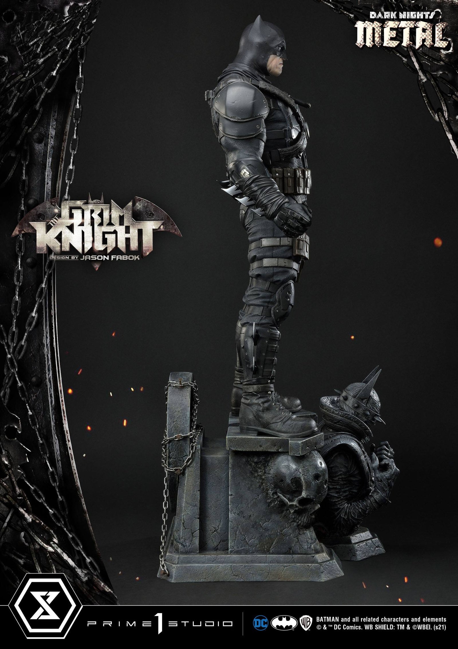 Dark Nights: Metal Statue The Grim Knight by Jason Fabok 82 cm