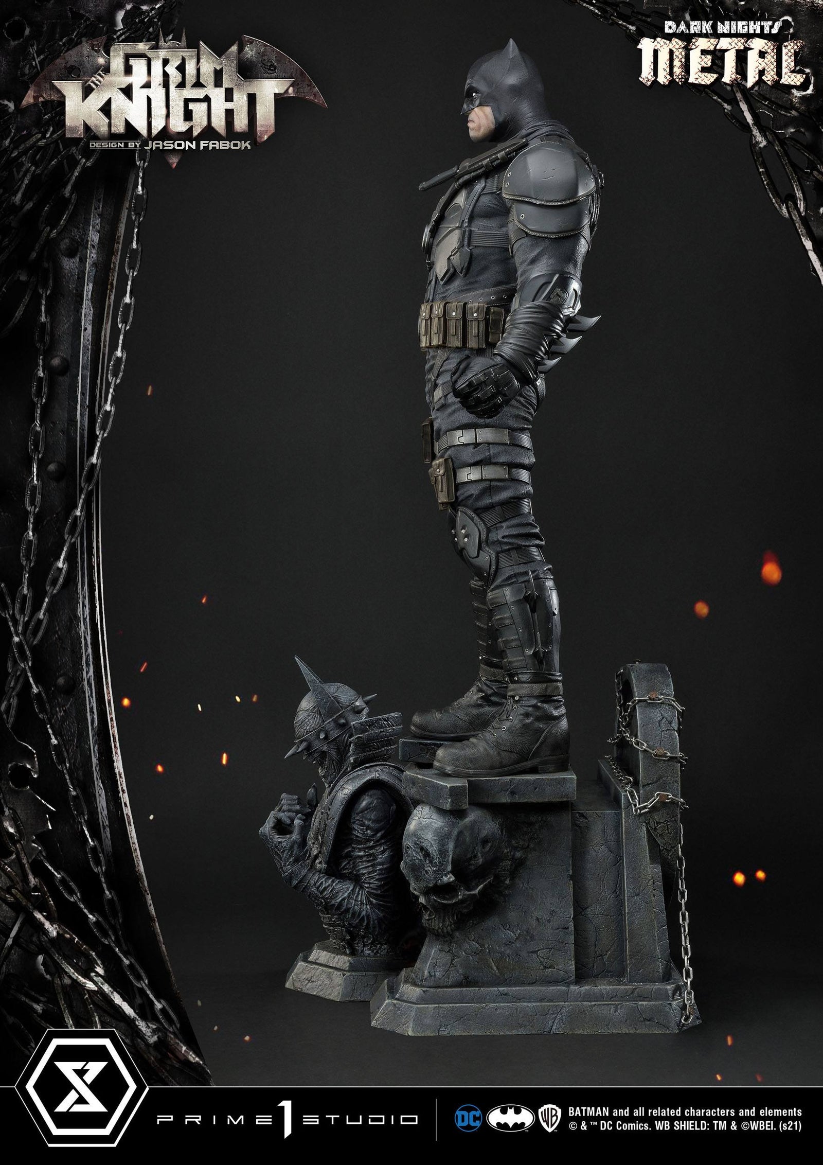 Dark Nights: Metal Statue The Grim Knight by Jason Fabok 82 cm