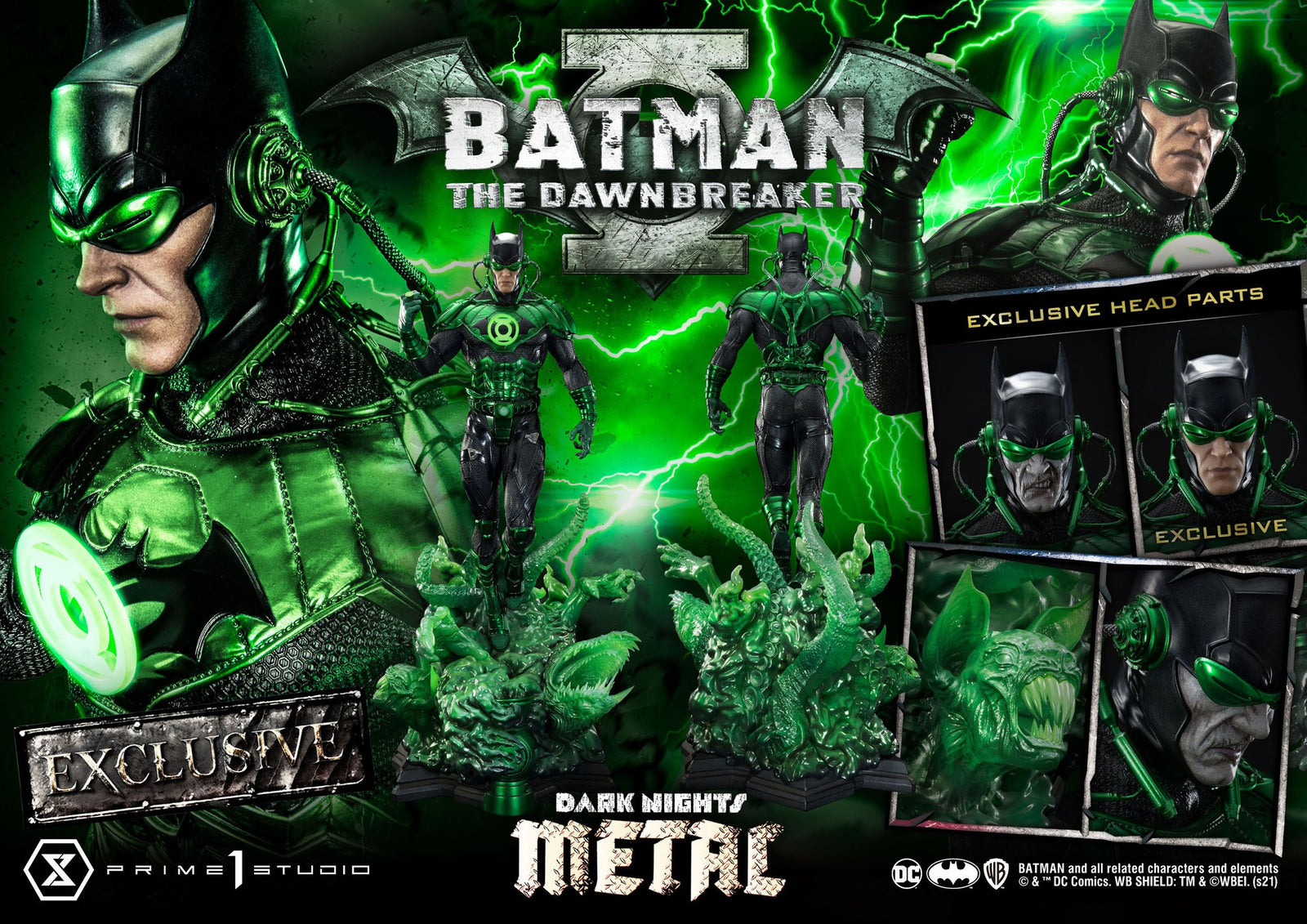 Dark Nights: Metal Statues 1/3 The Dawnbreaker & The Dawnbreaker Exclusive 89 cm Assortment