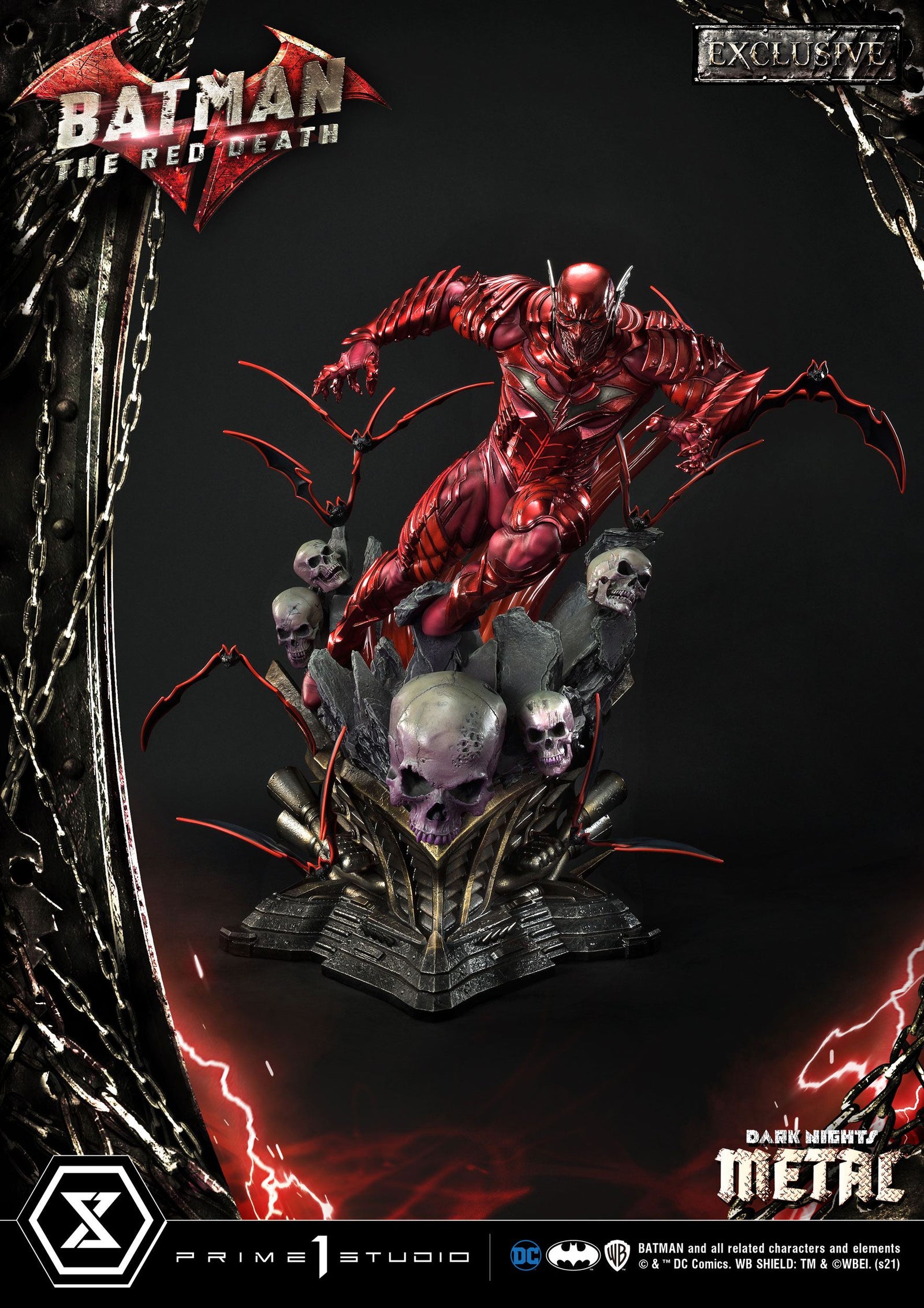 Dark Nights: Metal Statues 1/3 The Red Death & The Red Death Exclusive 75 cm Assortment