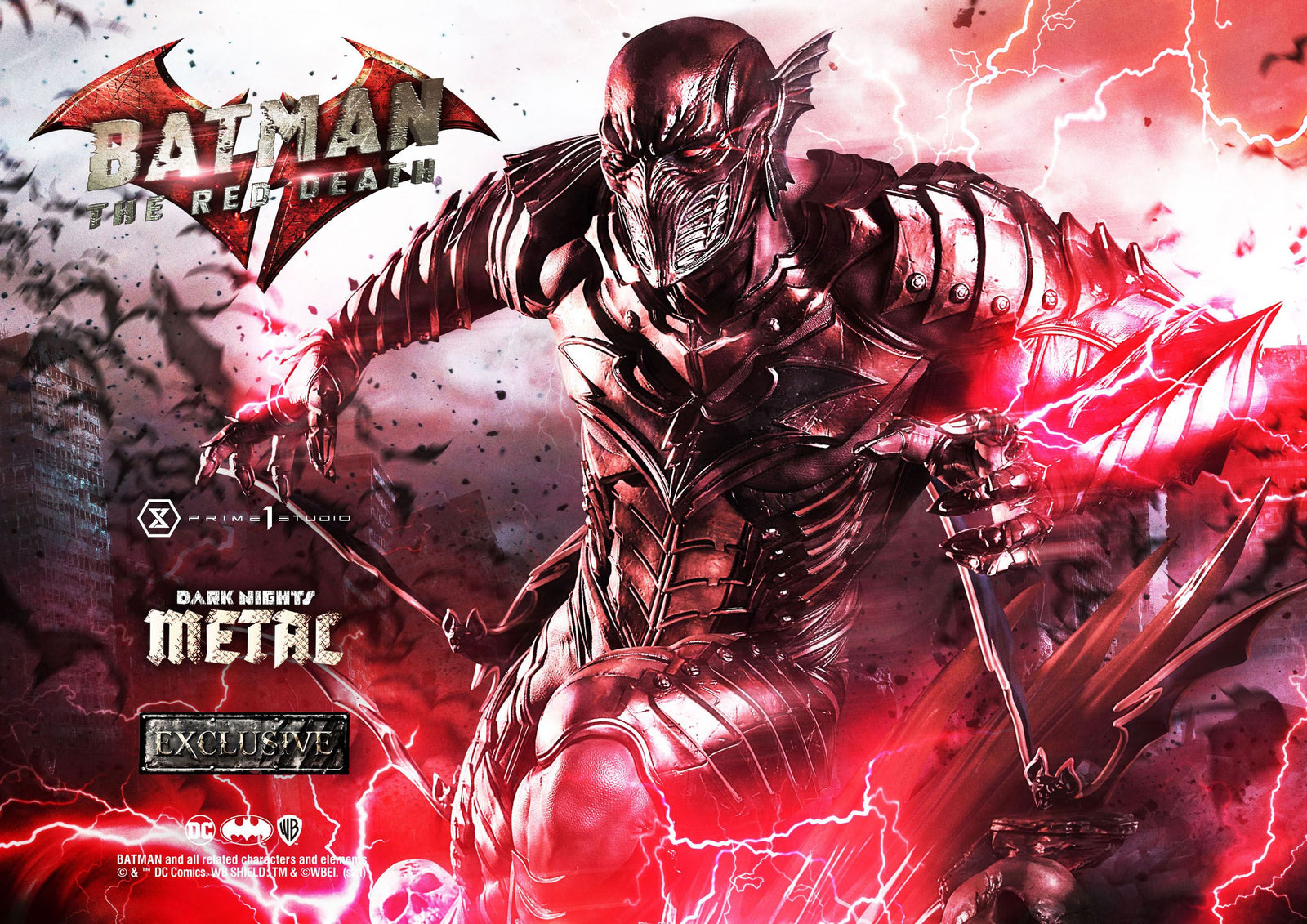 Dark Nights: Metal Statues 1/3 The Red Death & The Red Death Exclusive 75 cm Assortment