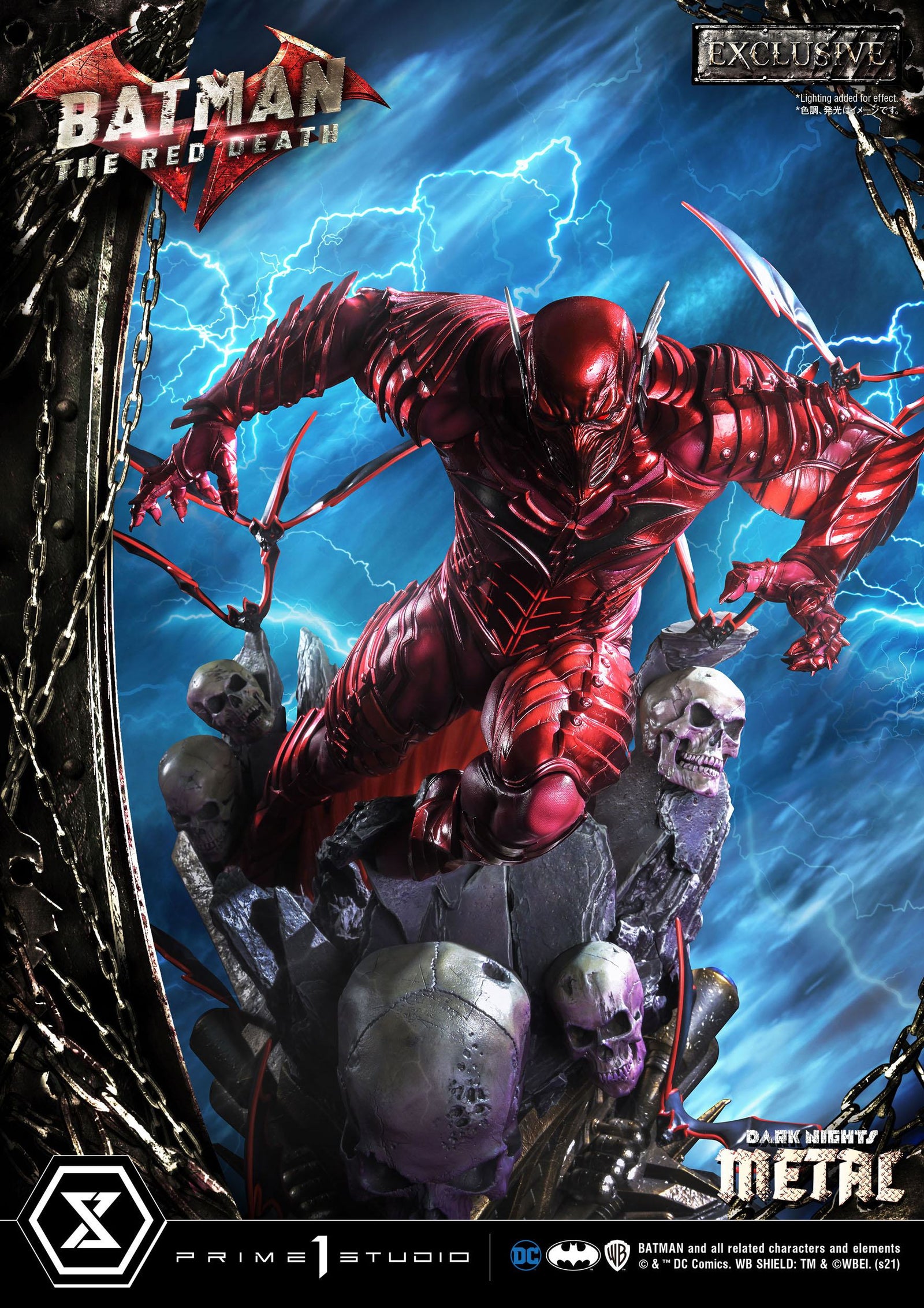 Dark Nights: Metal Statues 1/3 The Red Death & The Red Death Exclusive 75 cm Assortment