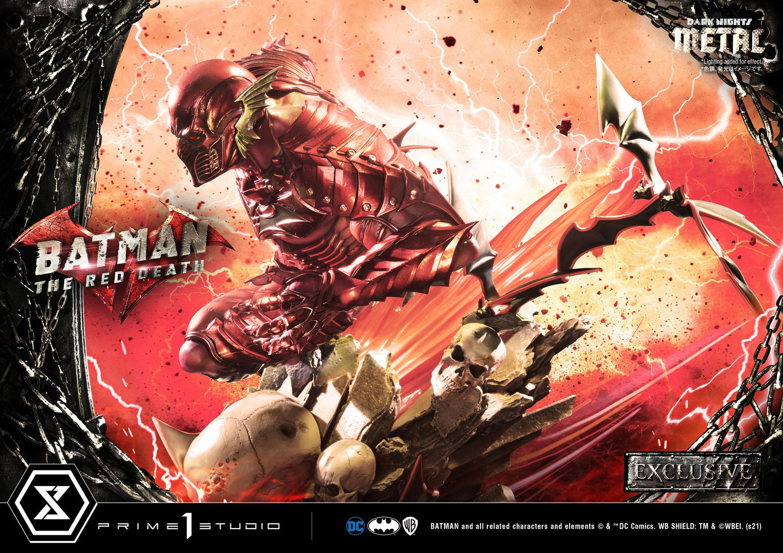 Dark Nights: Metal Statues 1/3 The Red Death & The Red Death Exclusive 75 cm Assortment
