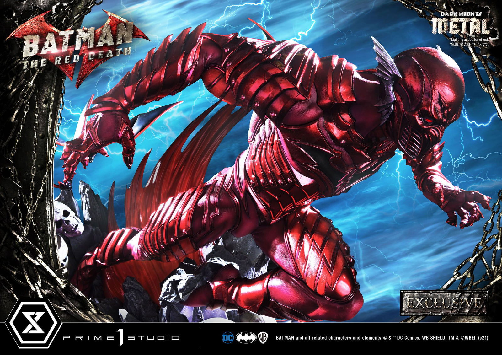 Dark Nights: Metal Statues 1/3 The Red Death & The Red Death Exclusive 75 cm Assortment