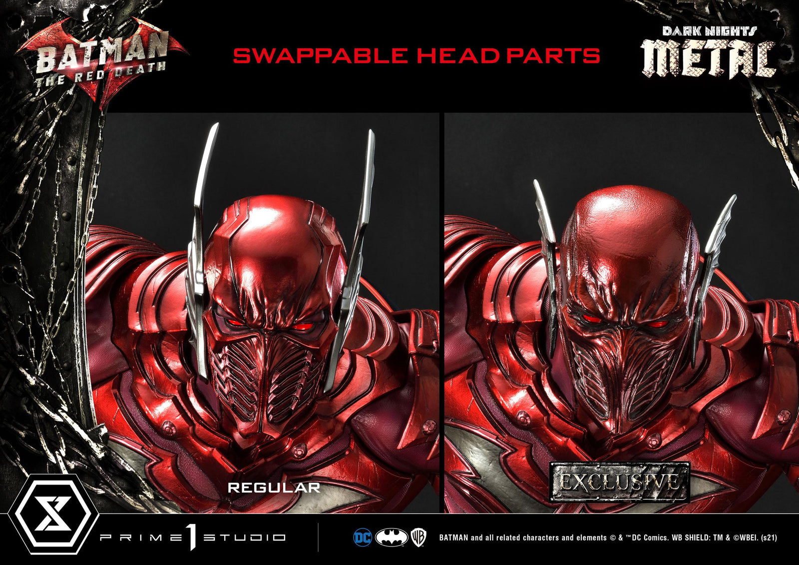 Dark Nights: Metal Statues 1/3 The Red Death & The Red Death Exclusive 75 cm Assortment