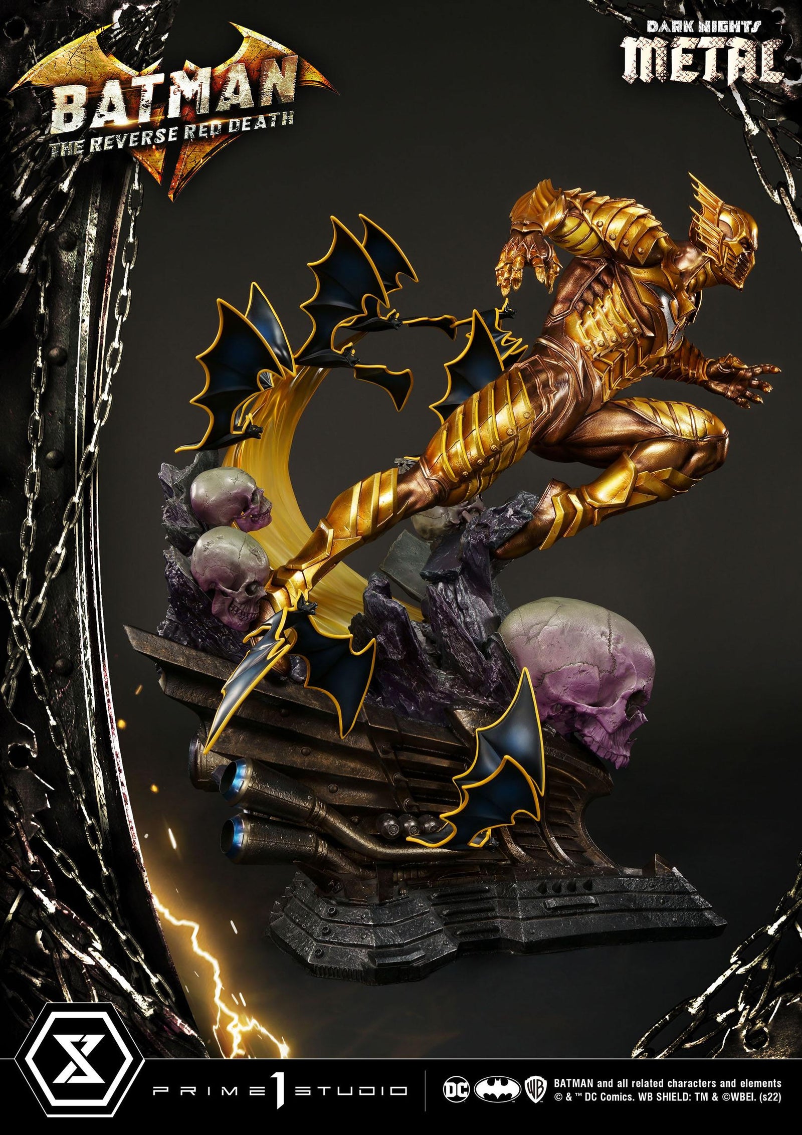 Dark Nights: Metal Statue 1/3 The Red Death Limited Version 75 cm