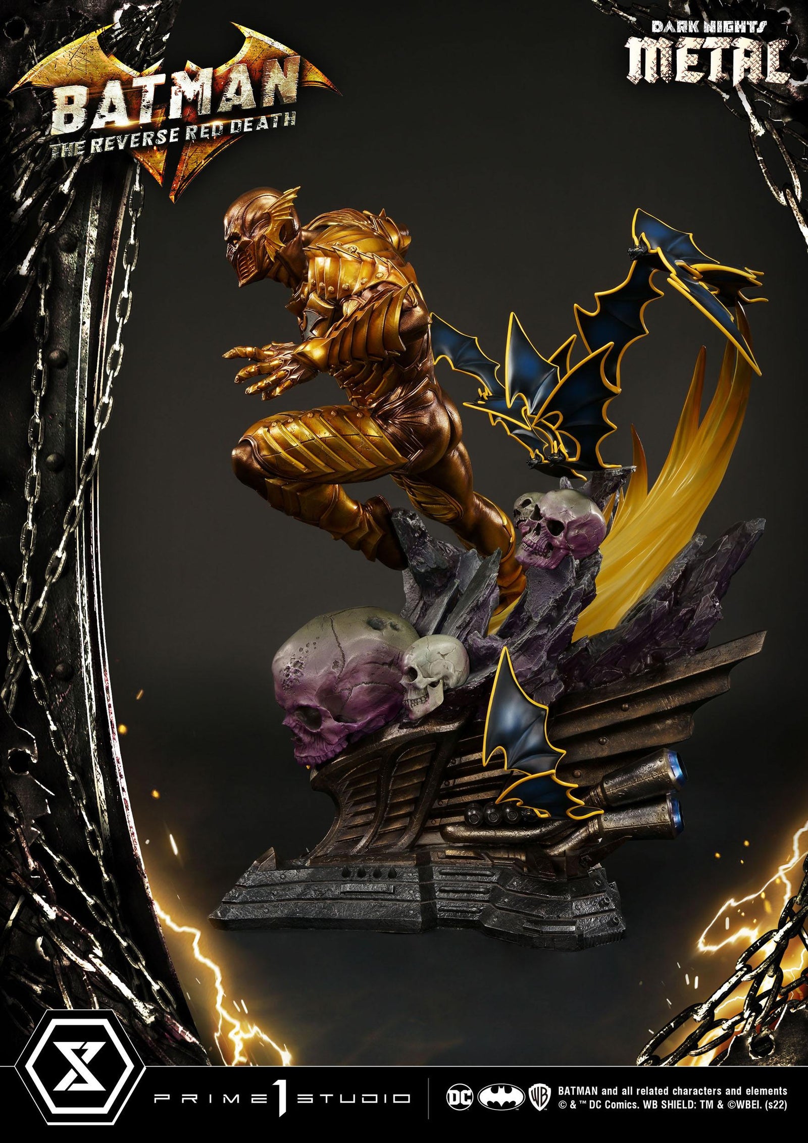 Dark Nights: Metal Statue 1/3 The Red Death Limited Version 75 cm