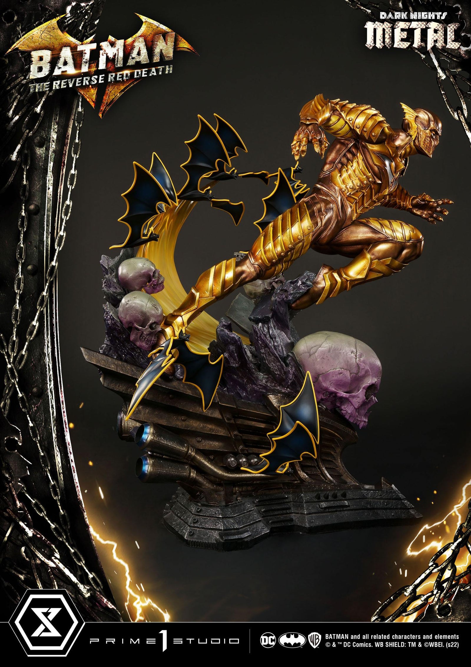 Dark Nights: Metal Statue 1/3 The Red Death Limited Version 75 cm