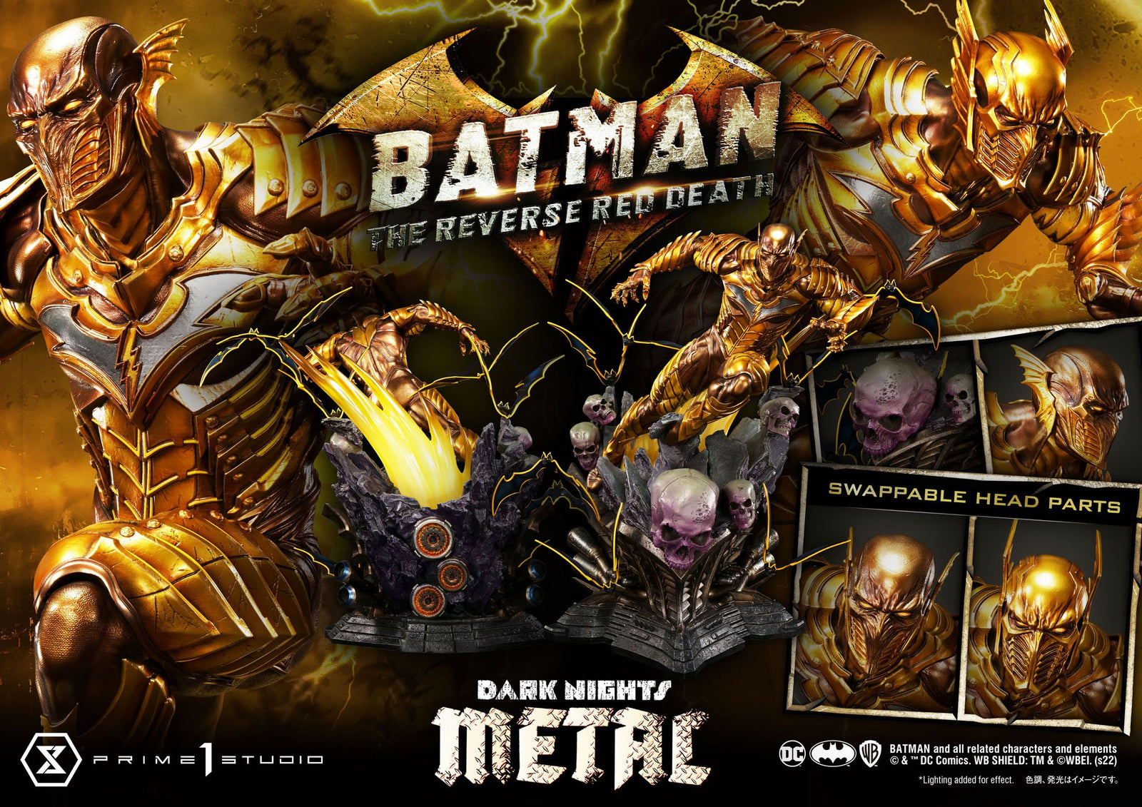 Dark Nights: Metal Statue 1/3 The Red Death Limited Version 75 cm