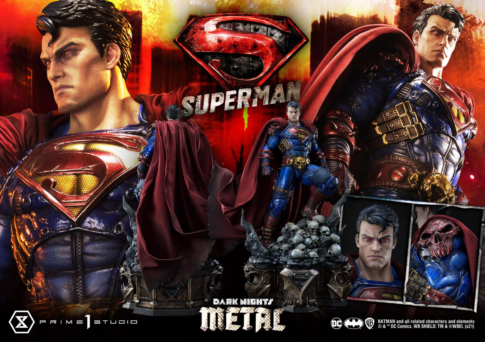 DC Comics Statue 1/3 Superman 88 cm