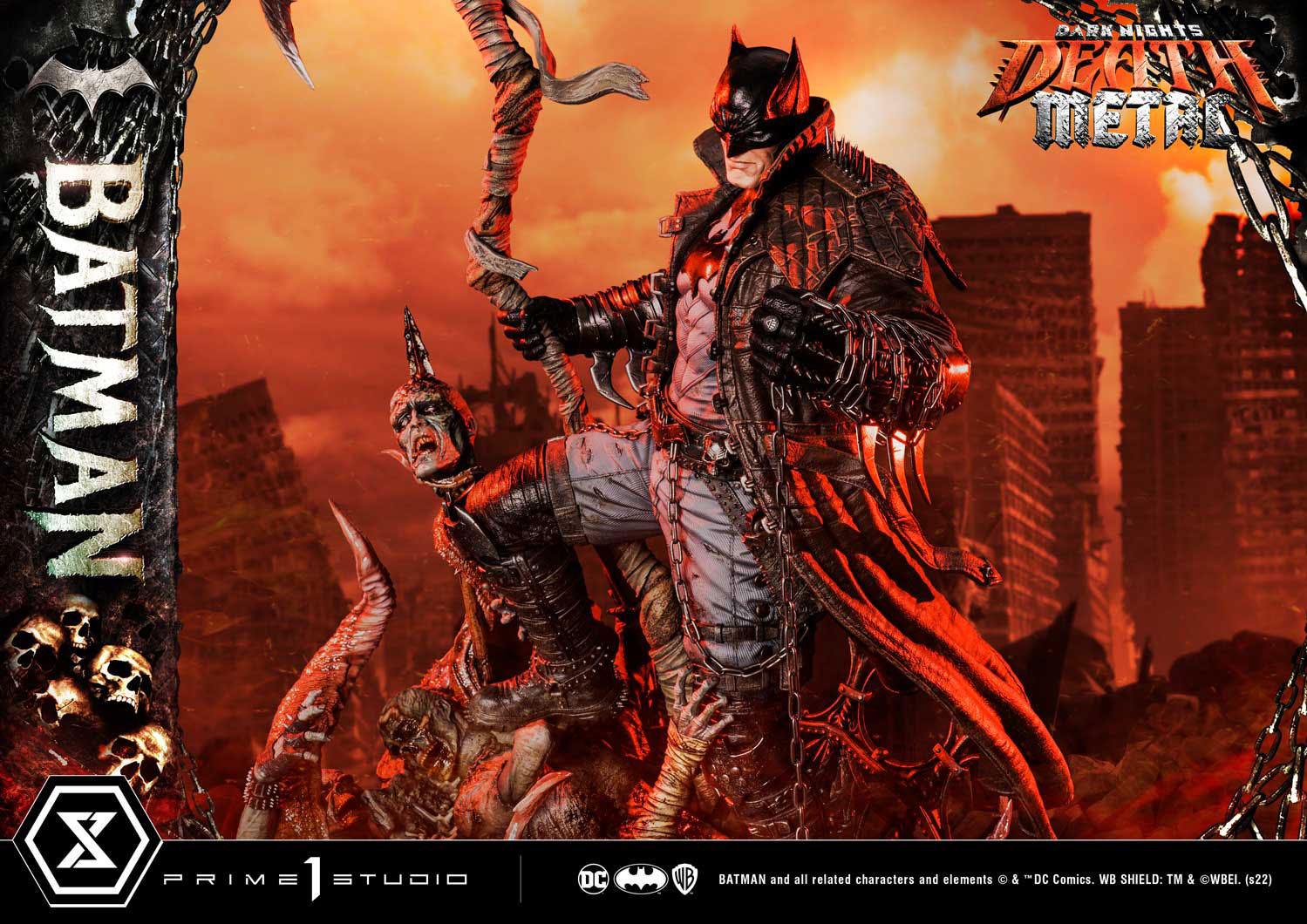 Dark Knights: Metal Statue 1/3 Death Metal Batman 105 cm